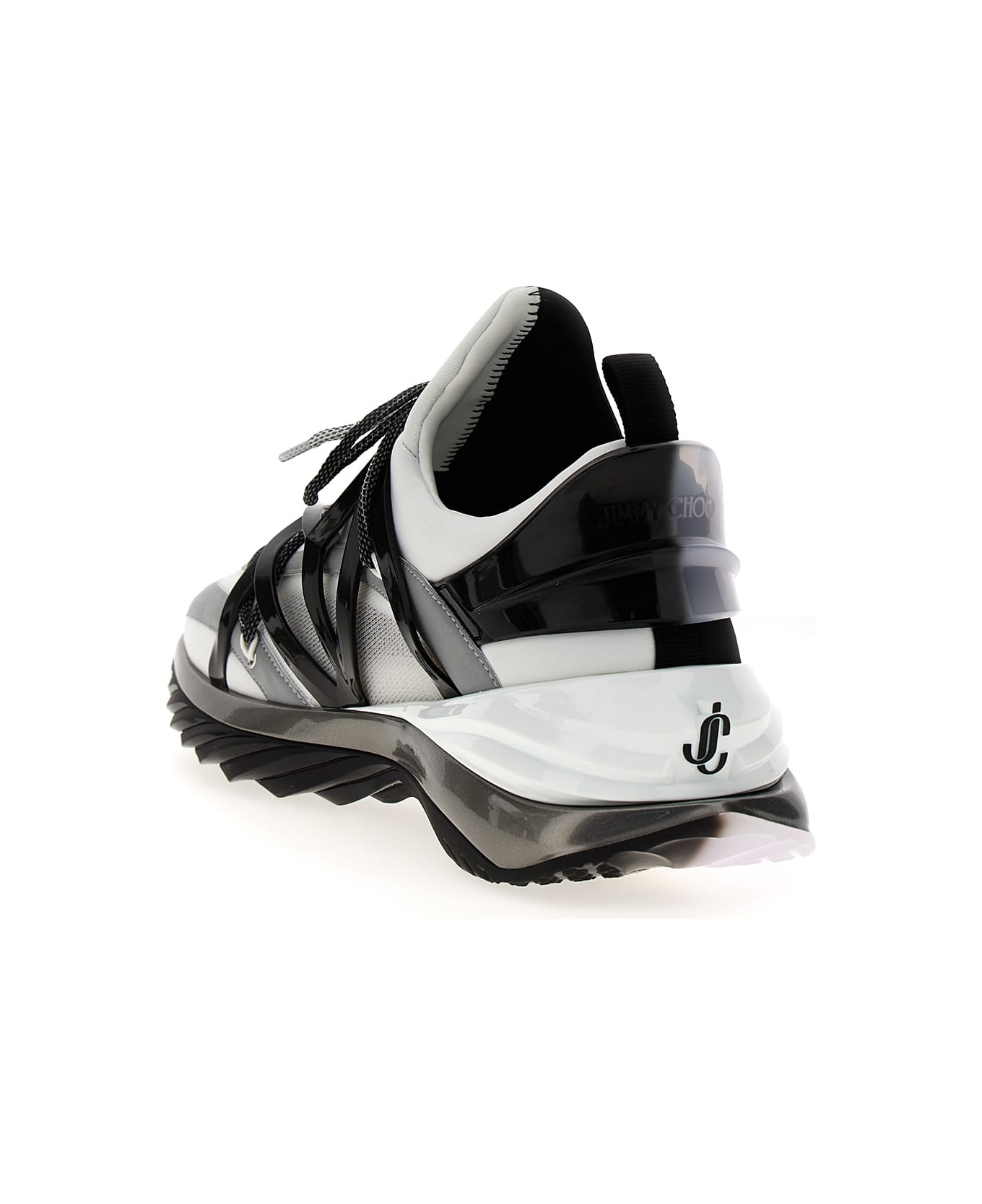 Jimmy Choo Cosmos Sneakers - White/Black
