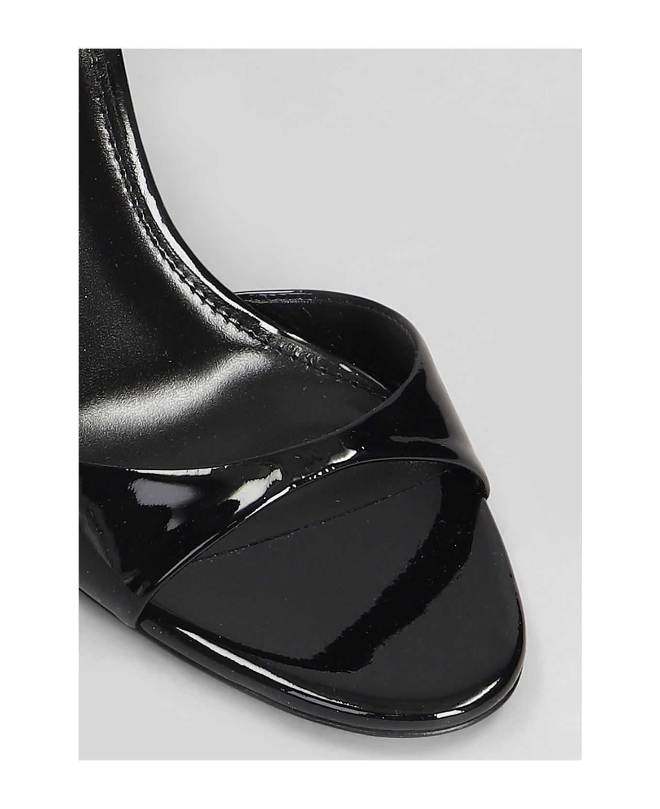 Paris Texas Lidia Sandal 90 Sandals In Black Patent Leather - black