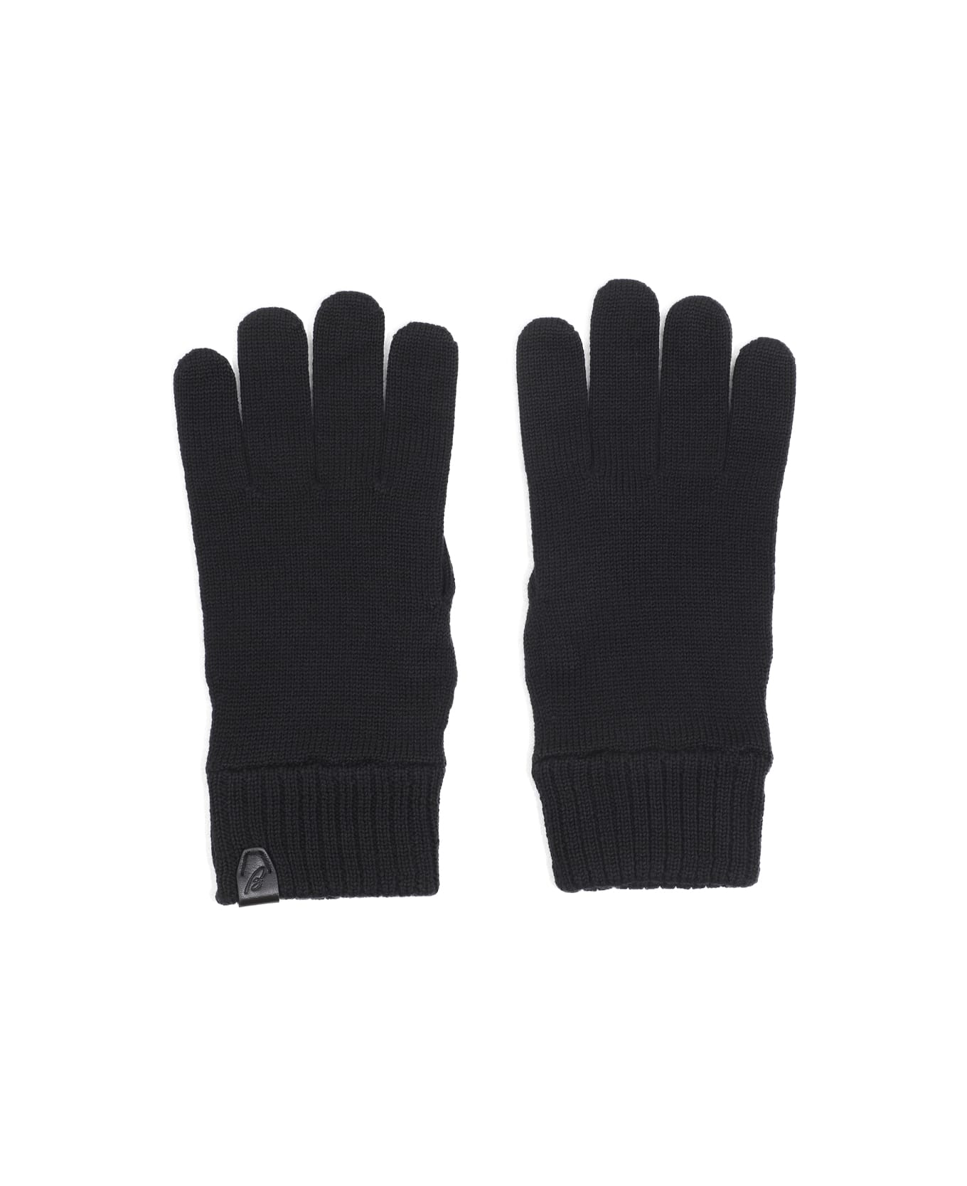 Brioni Wool Gloves - Black