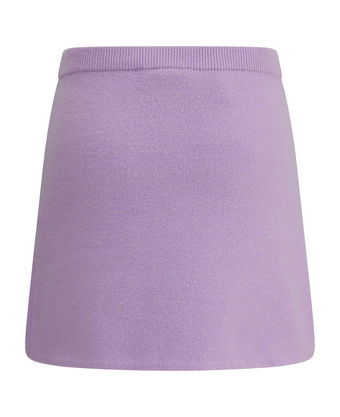 self-portrait Knit Miniskirt - Lilac