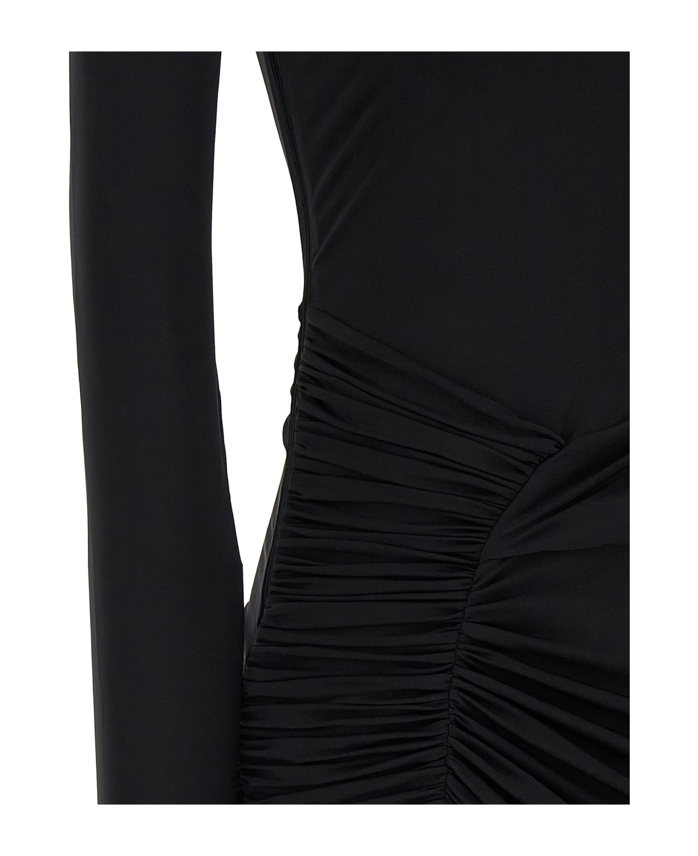 Nensi Dojaka Asymmetrical Dress - Black  