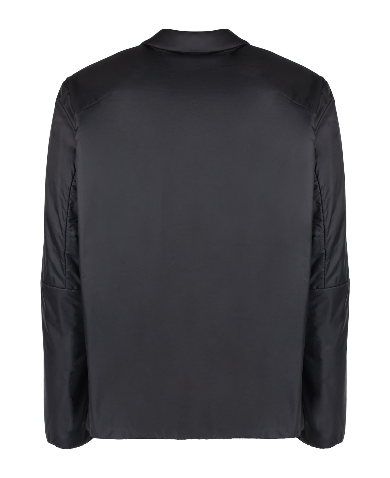 Herno Techno Fabric Raincoat - black