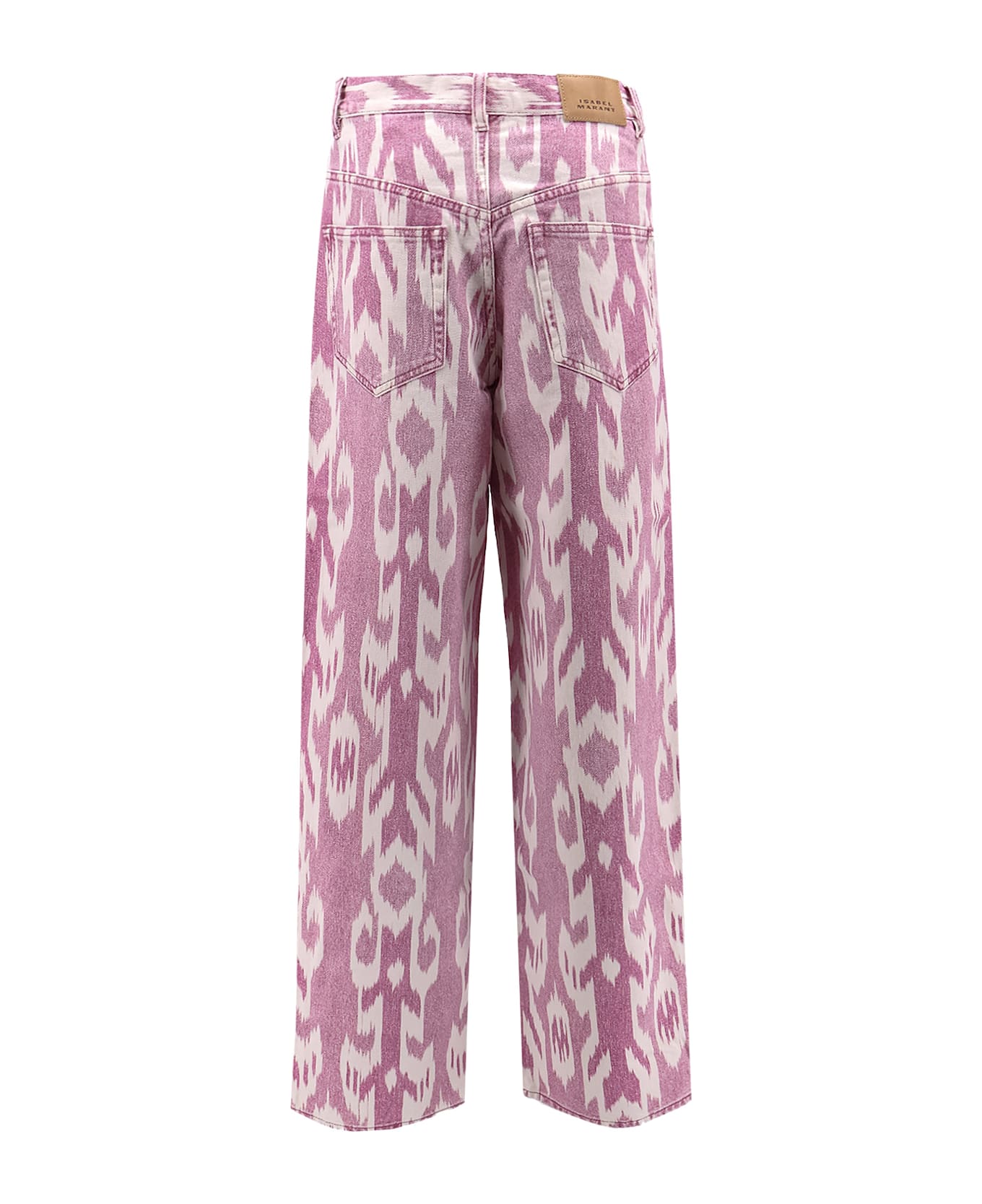 Marant Étoile Printed Denim Joanny Jeans - Pink