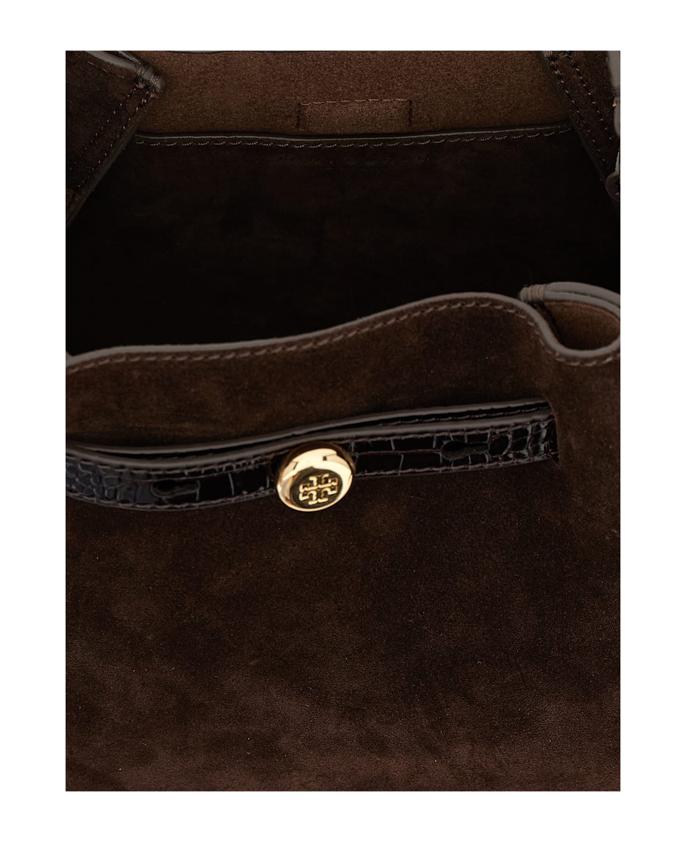 Tory Burch 'romy' Bucket Bag - Brown