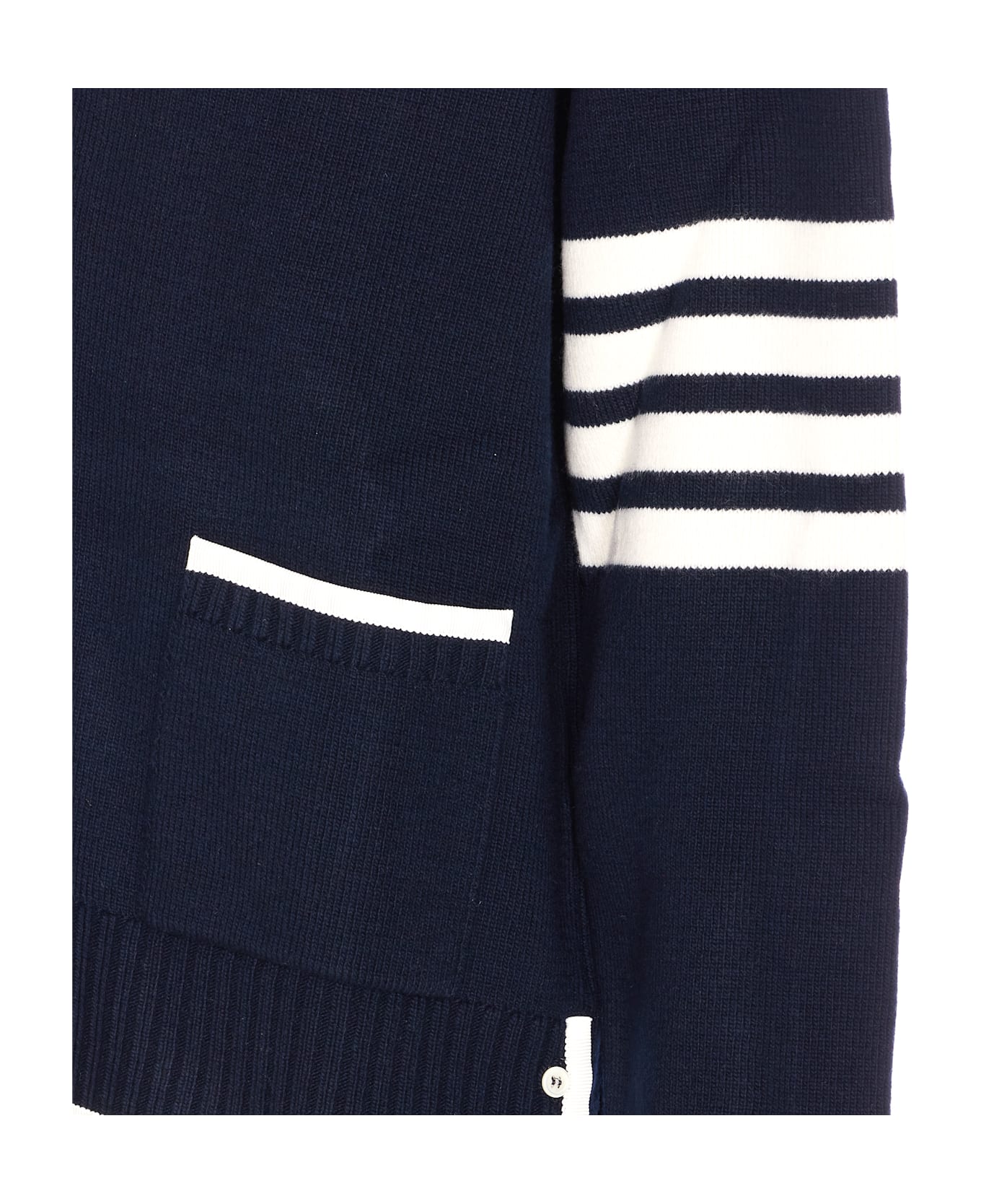 Thom Browne 4bar Cardigan - Blue