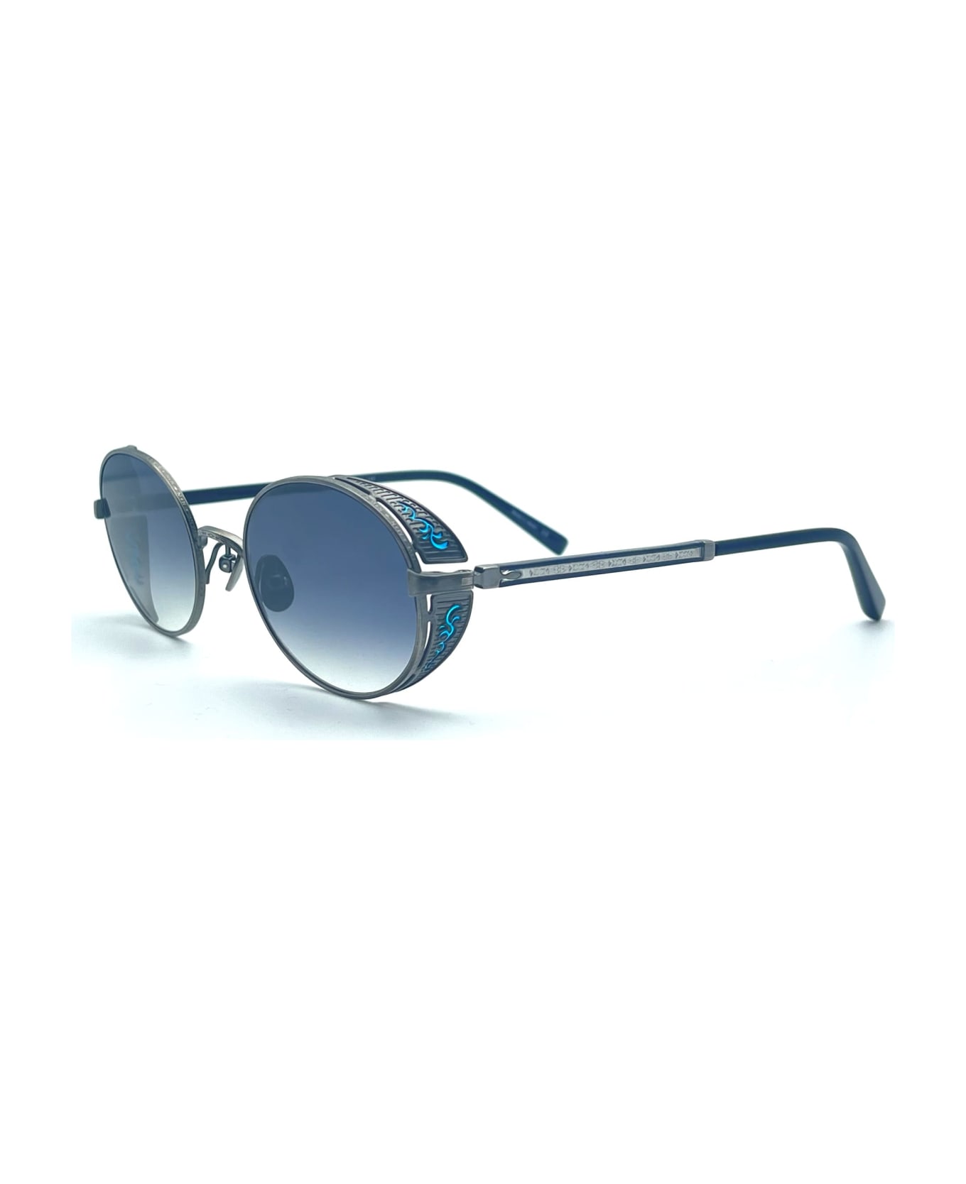 Matsuda M3137 - Antique Silver Sunglasses - Silver サングラス