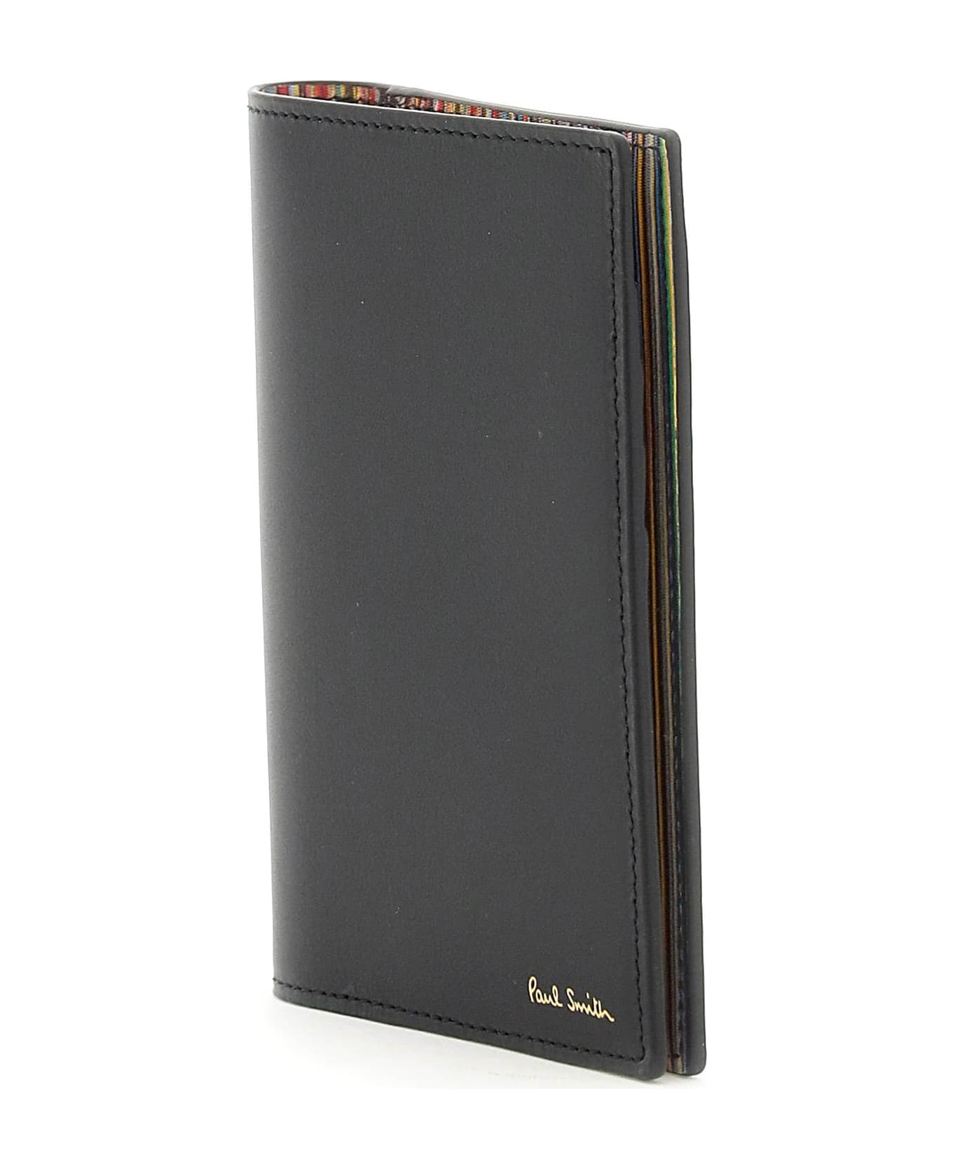 Paul Smith Leather Passport Cover - Black トラベルバッグ