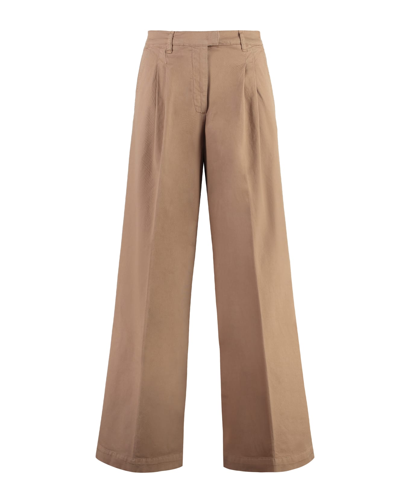 Pinko Robotech Cotton Trousers - Beige ボトムス