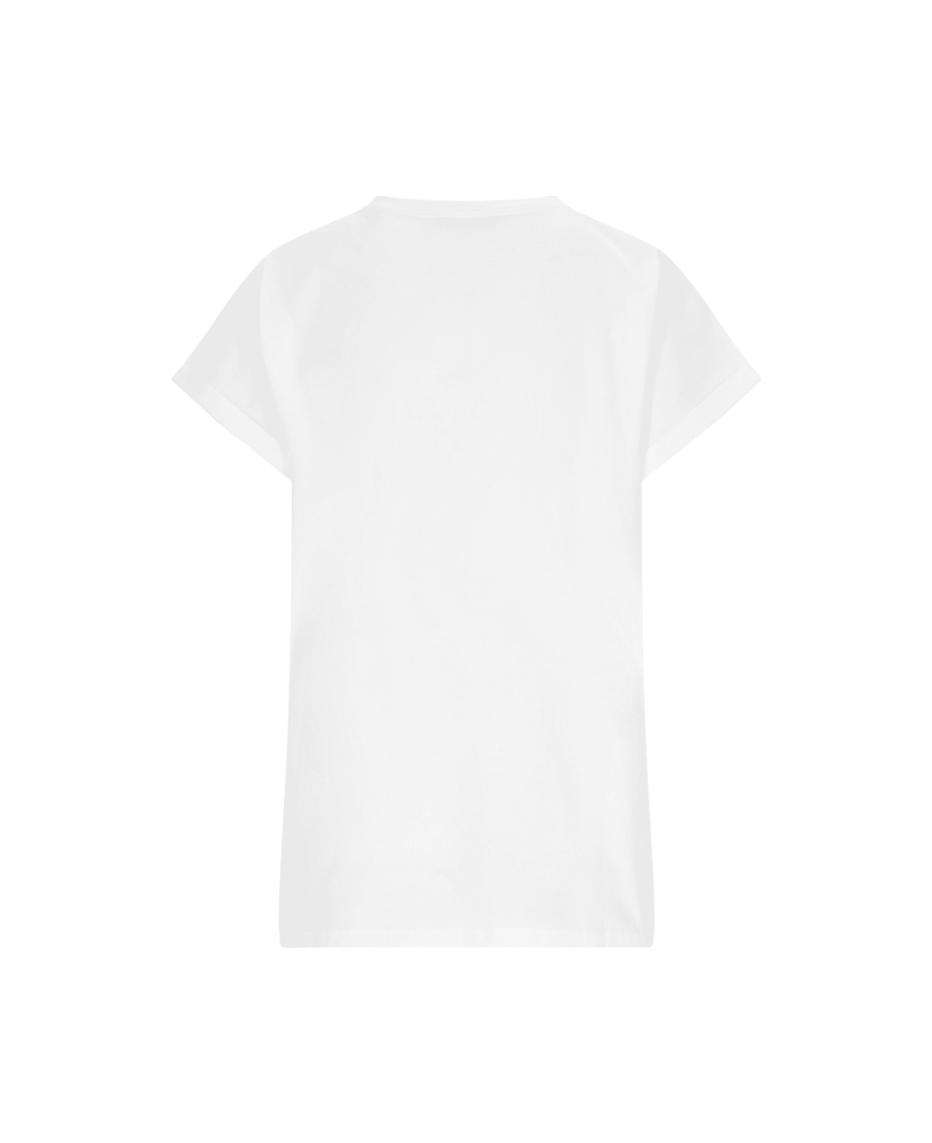 Balmain Flocked T-shirt - White