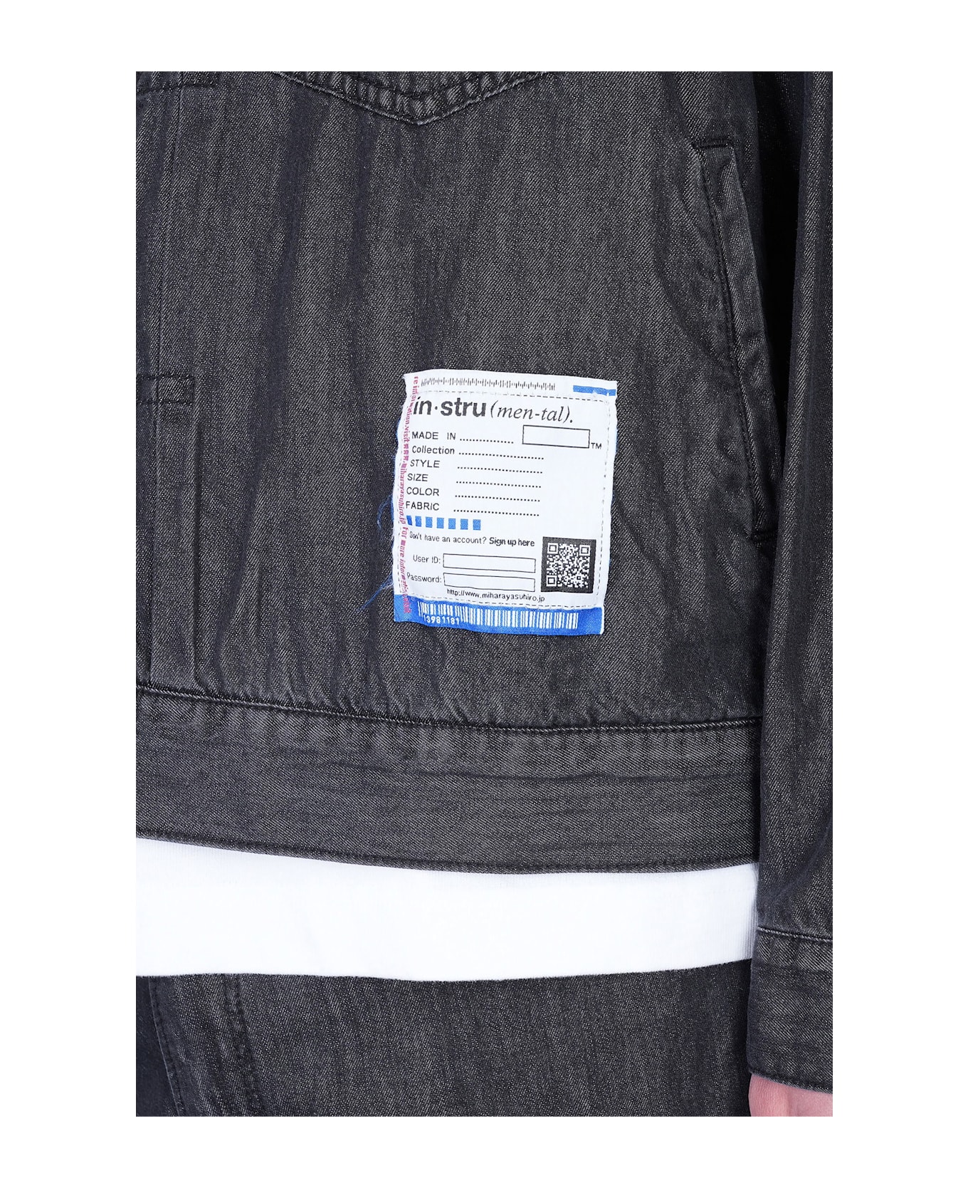 Mihara Yasuhiro Denim Jackets In Black Cotton - black