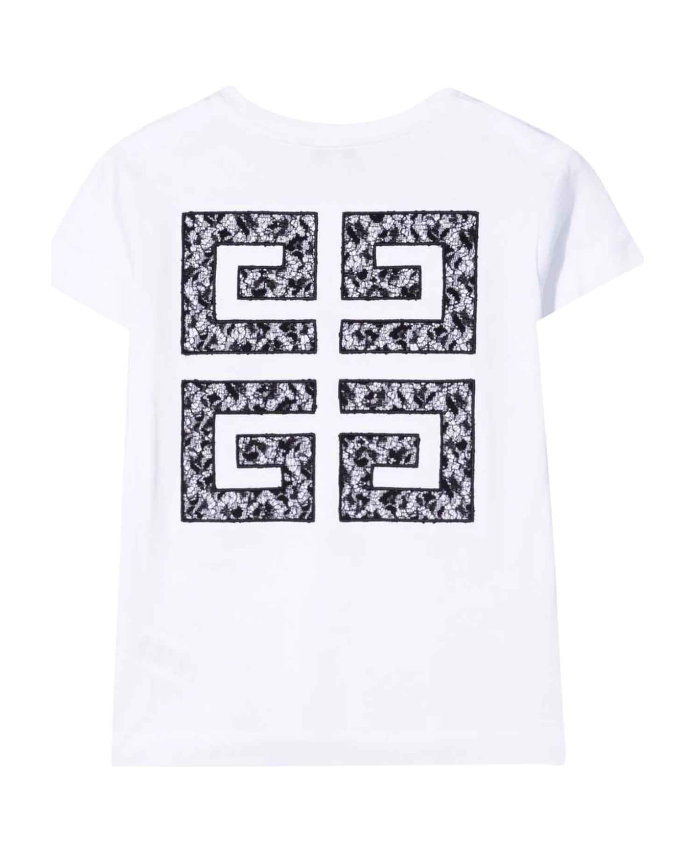 Givenchy White Unisex T-shirt With Print - Bianco