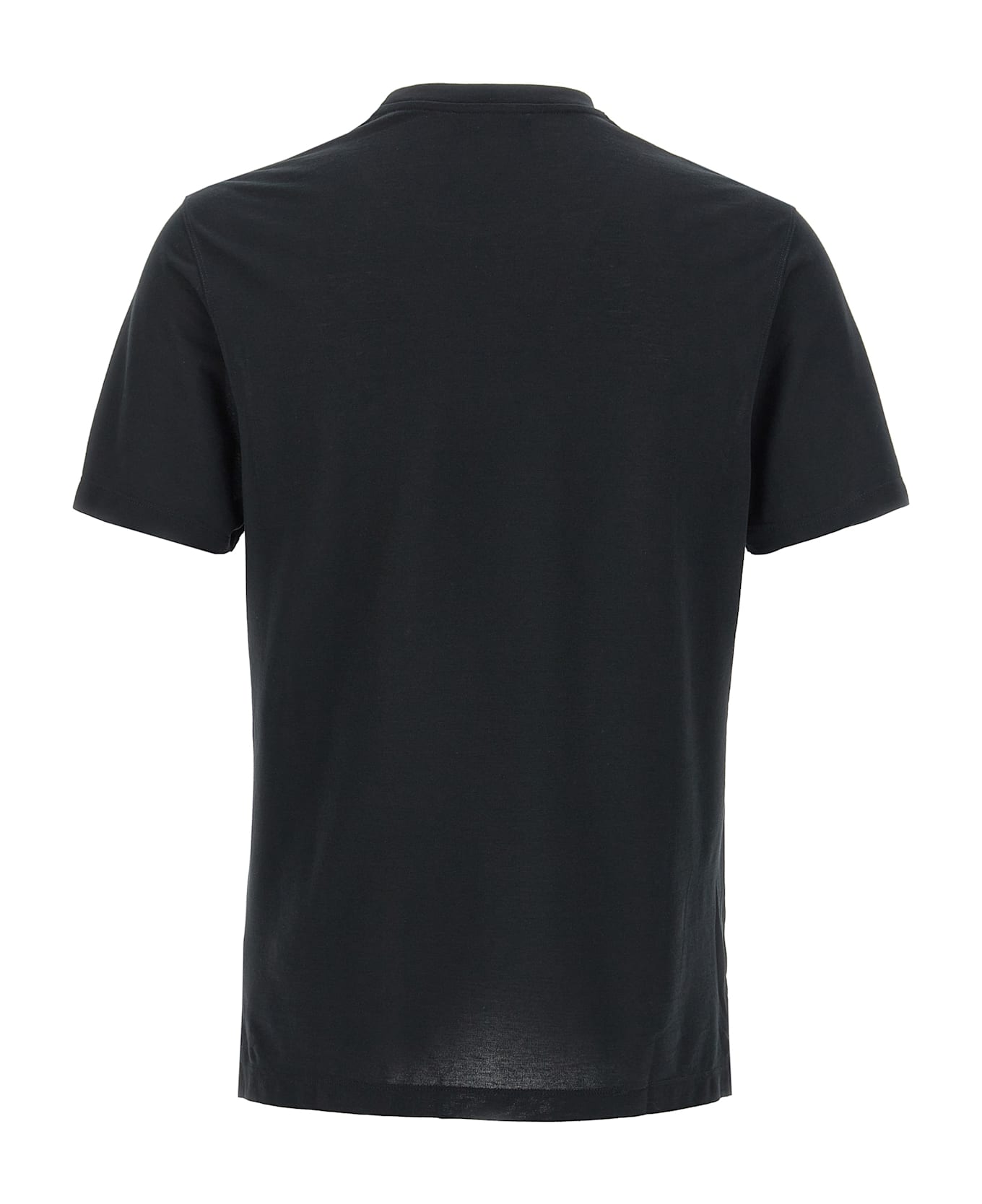 Zanone 
ice Cotton
 T-shirt - BLACK