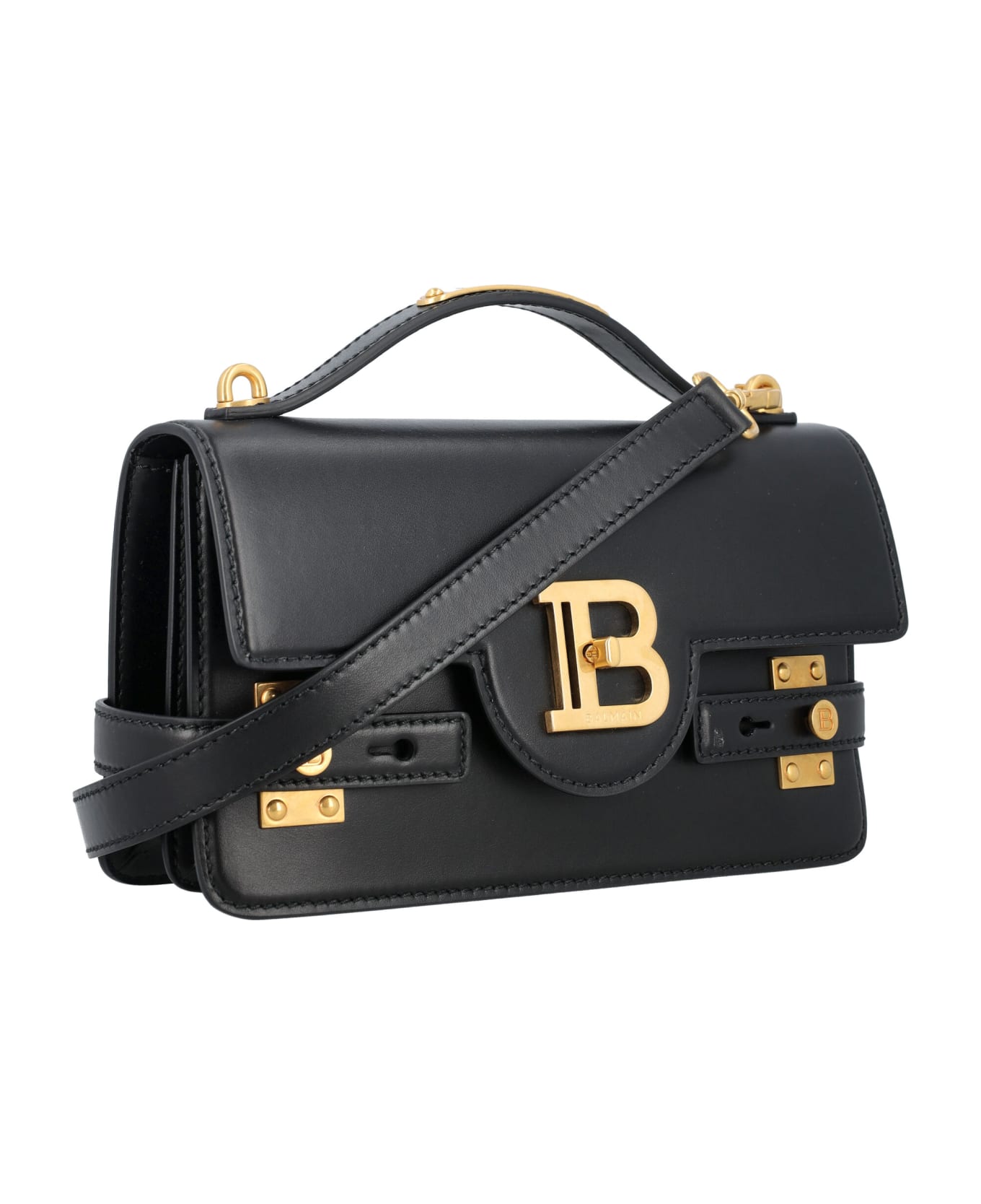 Balmain B-buzz 24 Crossbody Bag - BLACK
