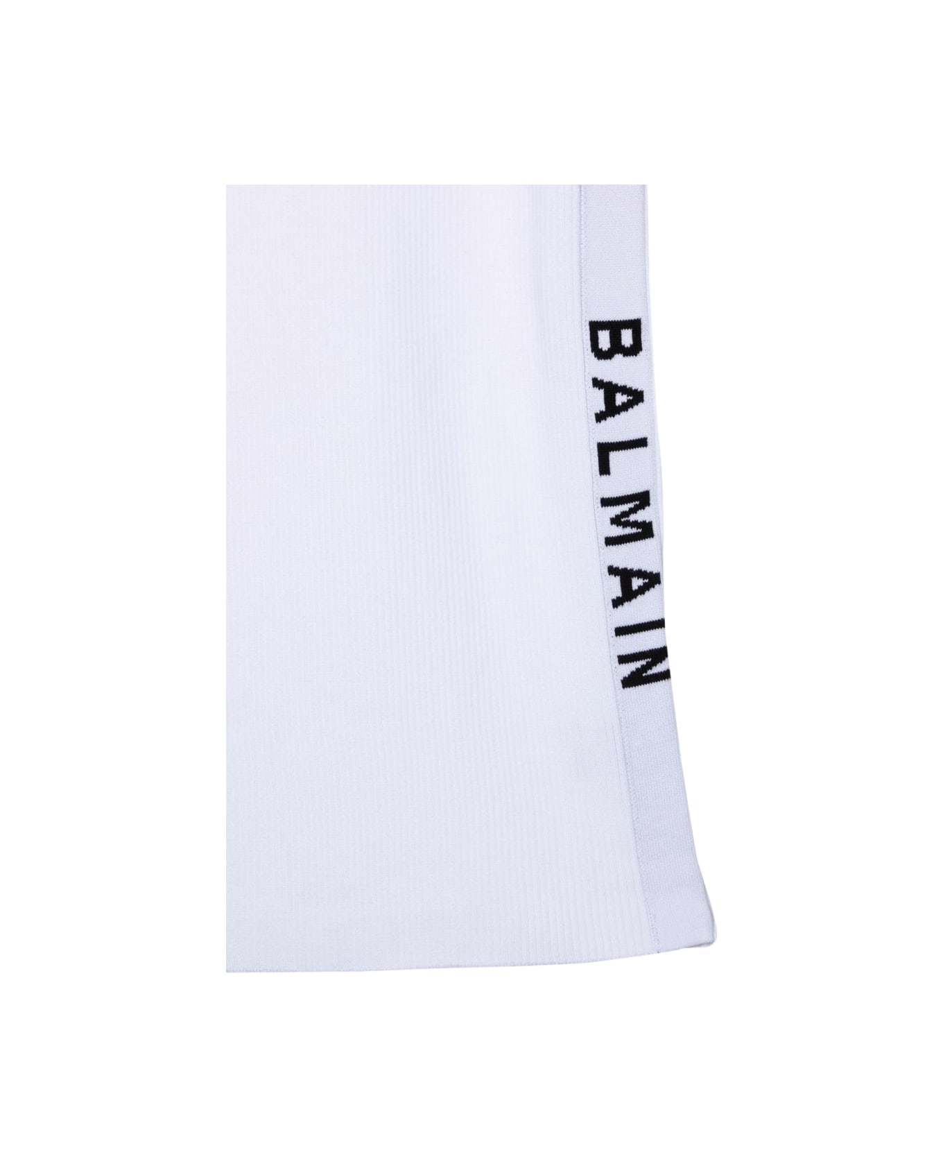 Balmain Logo Dress - WHITE