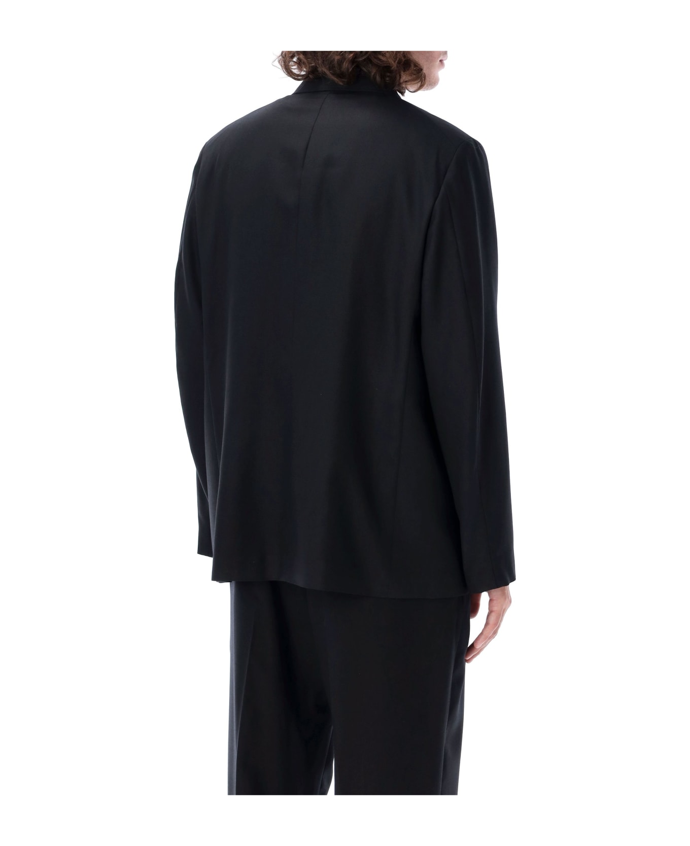 Our Legacy Unconstracted Db Blazer - Black Panama Wool