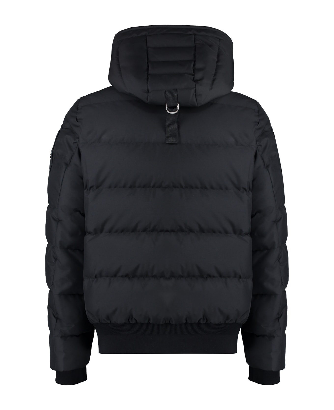 Moose Knuckles Cloud Hooded Techno Fabric Down Jacket - black