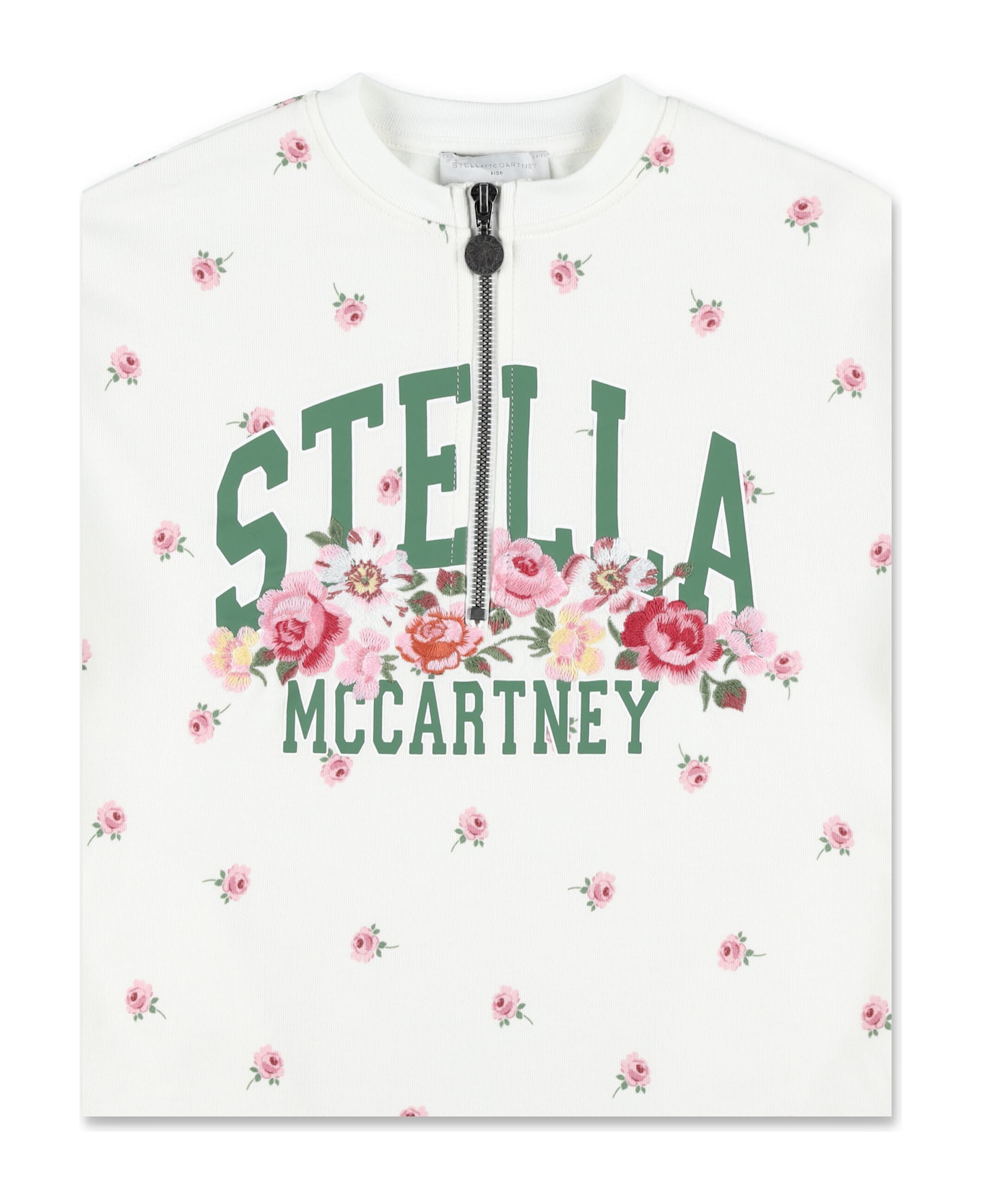 Stella McCartney Kids Kid - Stella Mccartney Kids Floral Sweatdress - WHITE