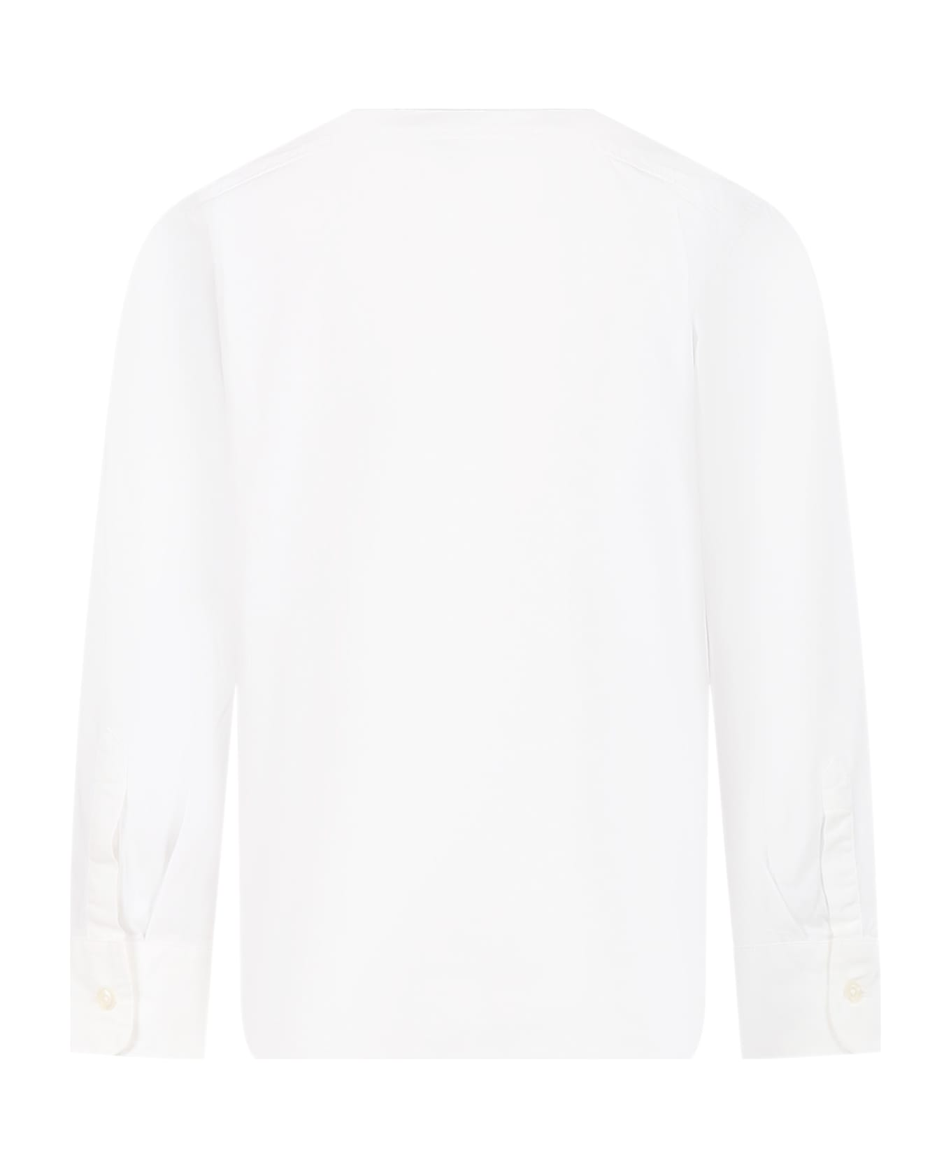 Diesel White Shirt For Boy With Logo - White シャツ