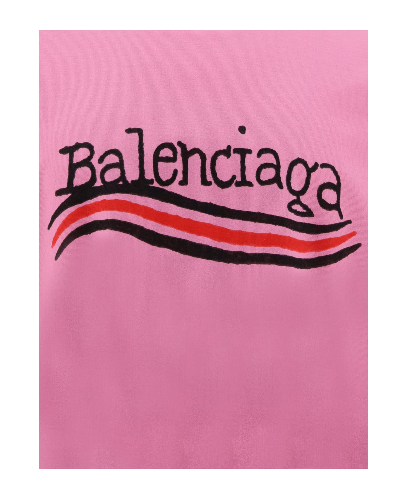 Balenciaga Cotton T-shirt - Pink & Purple