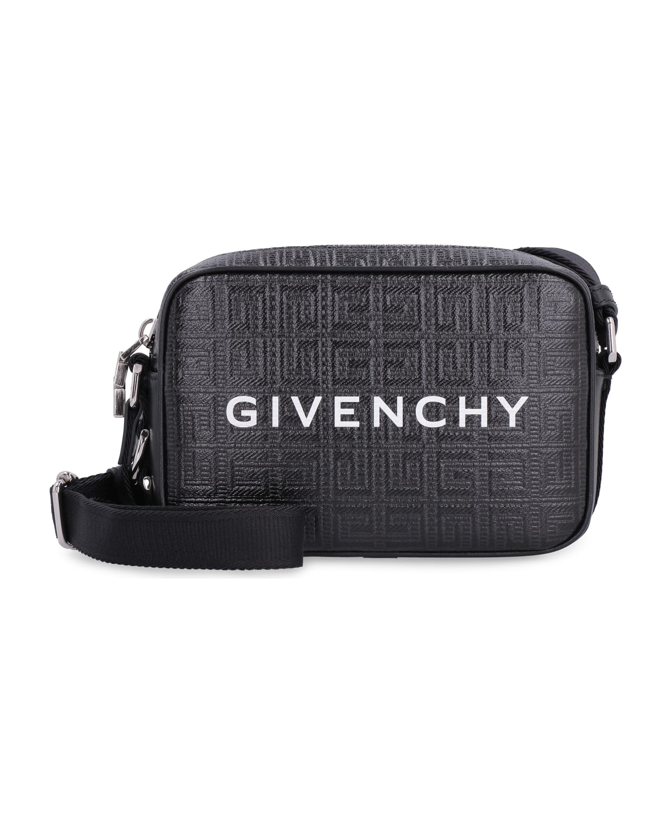 Givenchy G-essentials Messenger Bag With Logo - Nero