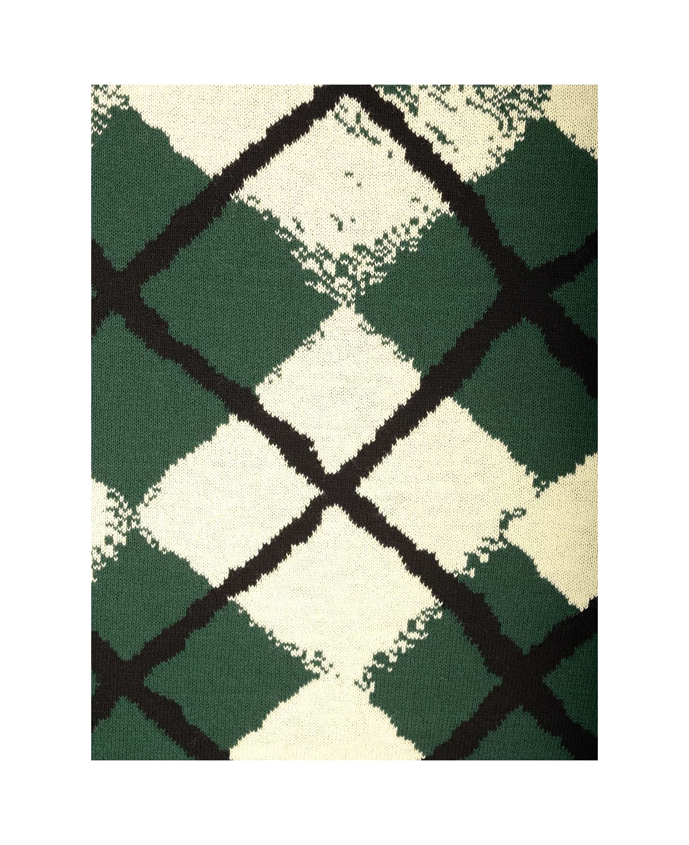 Burberry Argyle Pattern Skirt - White