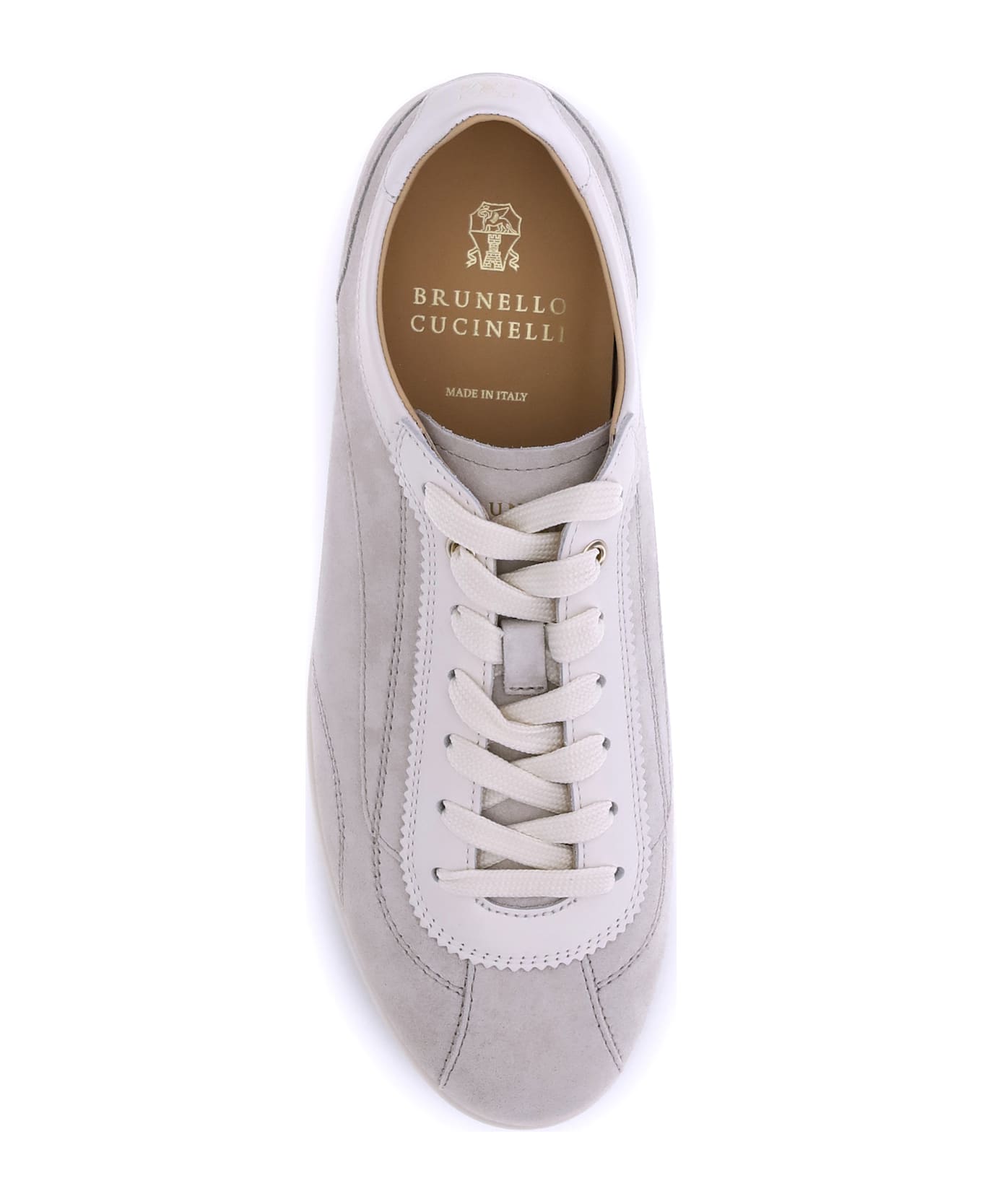 Brunello Cucinelli Suede Leather Sneakers