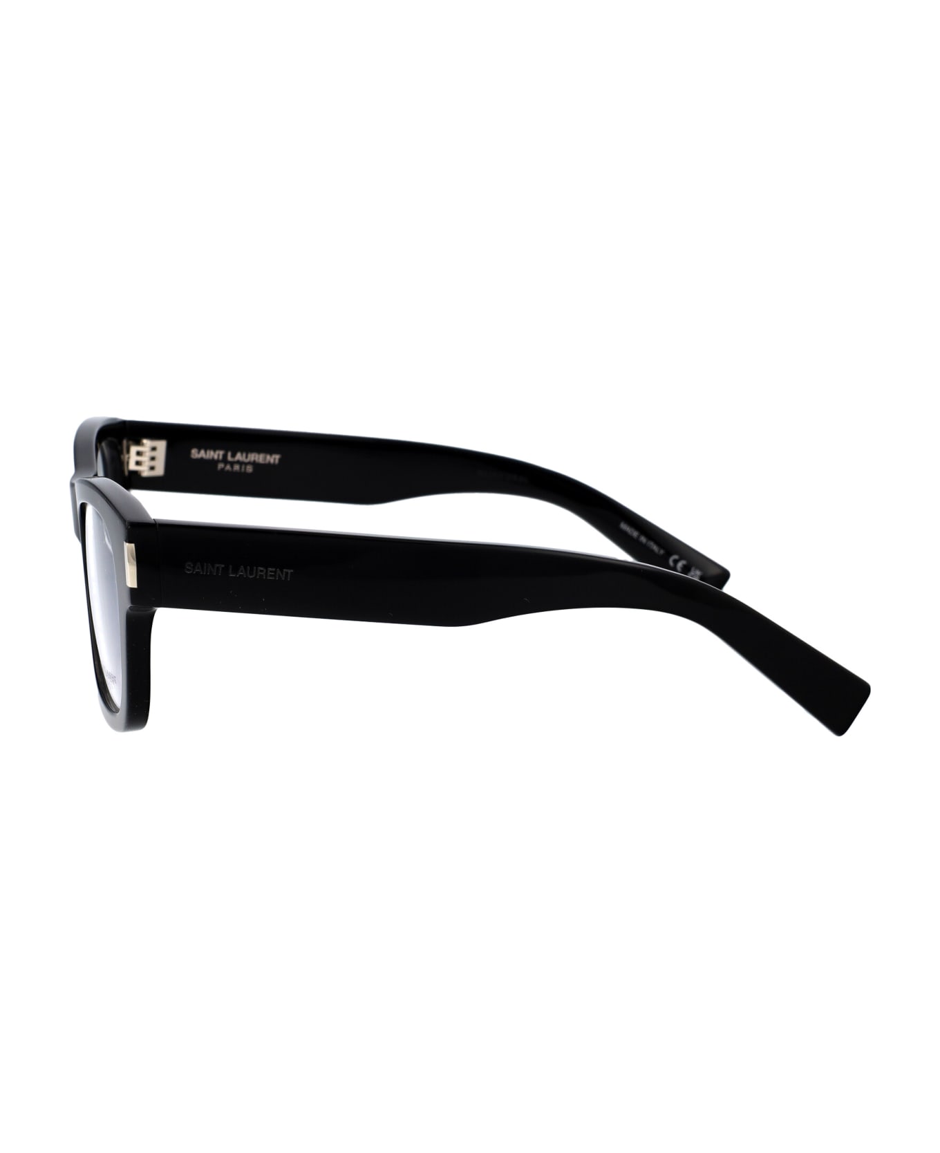Saint Laurent Eyewear Sl 698 Glasses - 001 BLACK BLACK TRANSPARENT