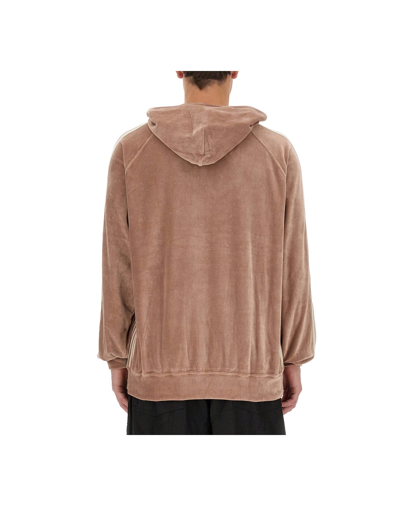 Needles Sweatshirt With Logo - BEIGE