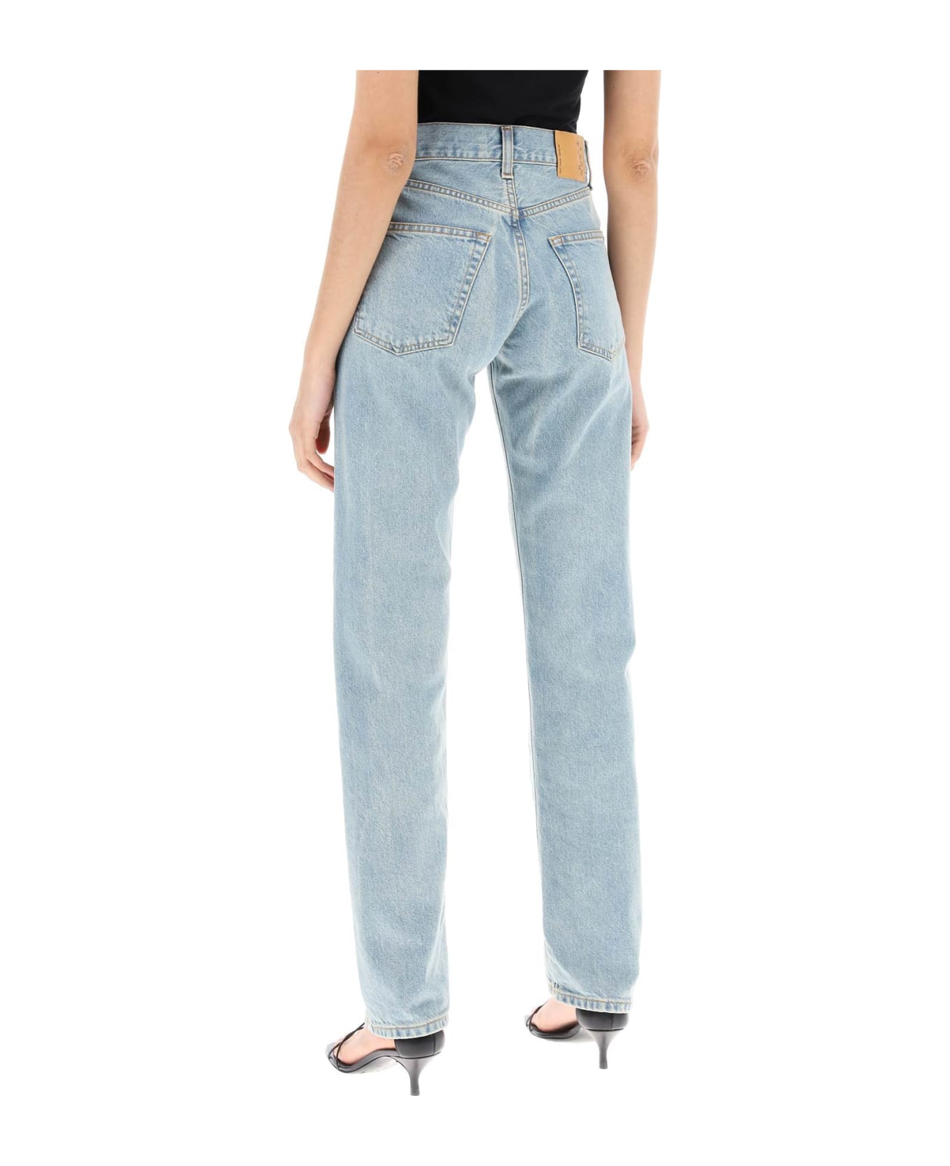 Haikure Cleo Straight Leg Jeans - BLEACH BLUE (Light blue)