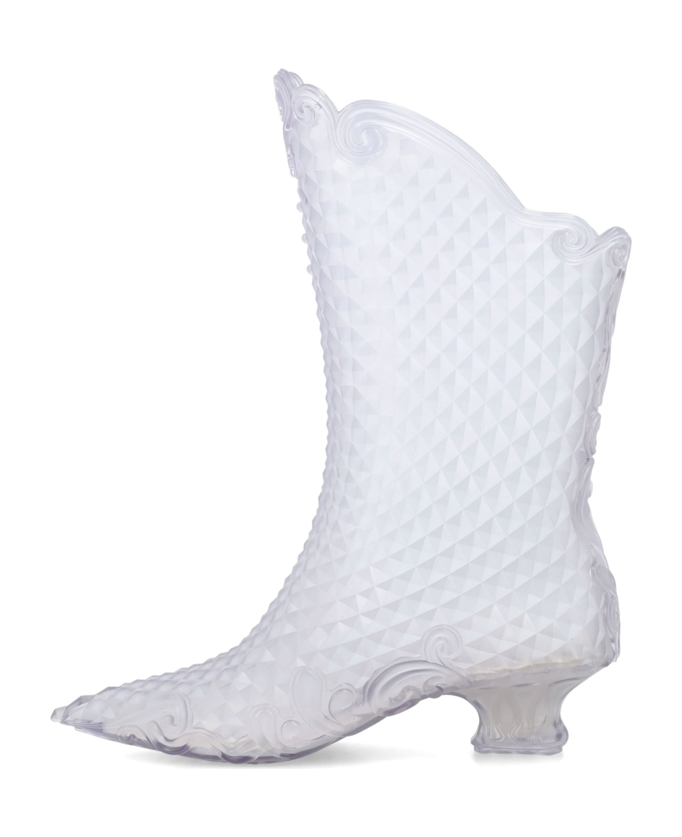 Y/Project Melissa Court Boot - CLEAR