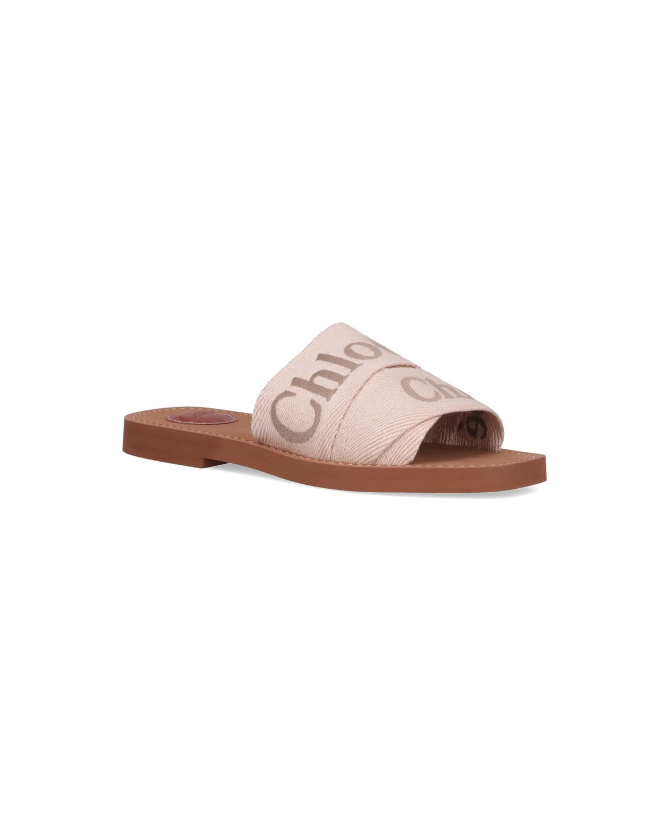 Chloé Woody Sandals - BEIGE