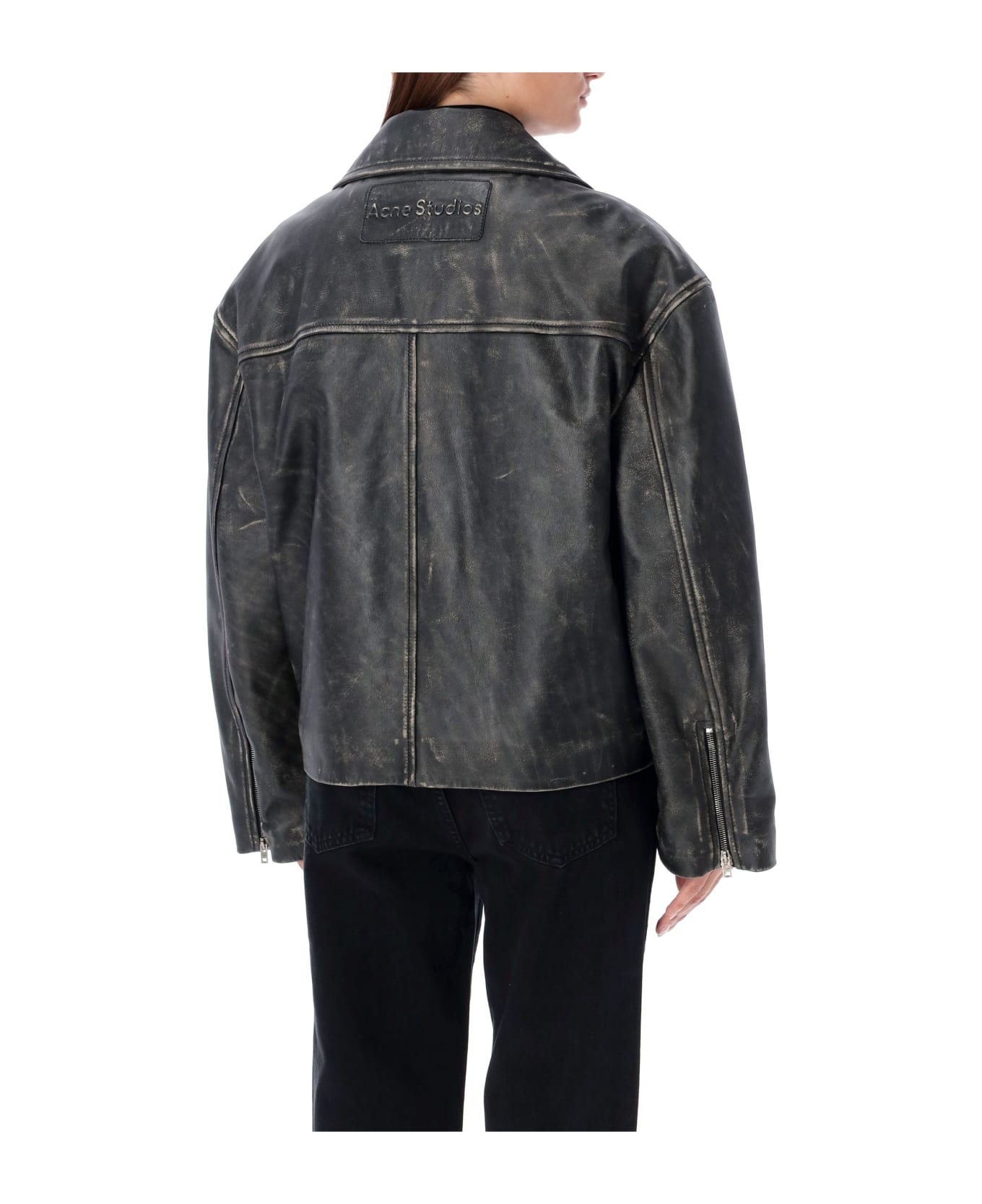 Acne Studios Lilket Biker Jacket - BLACK