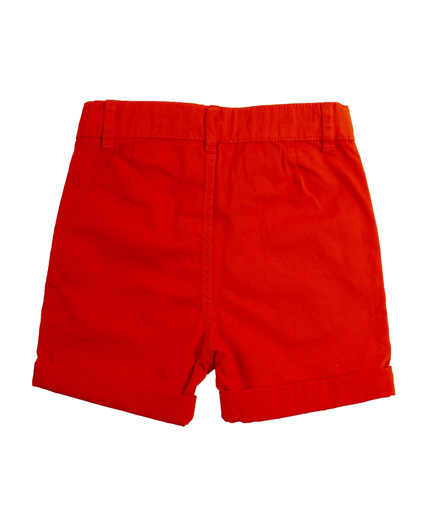 Kenzo Kids Logo Print Shorts - Orange