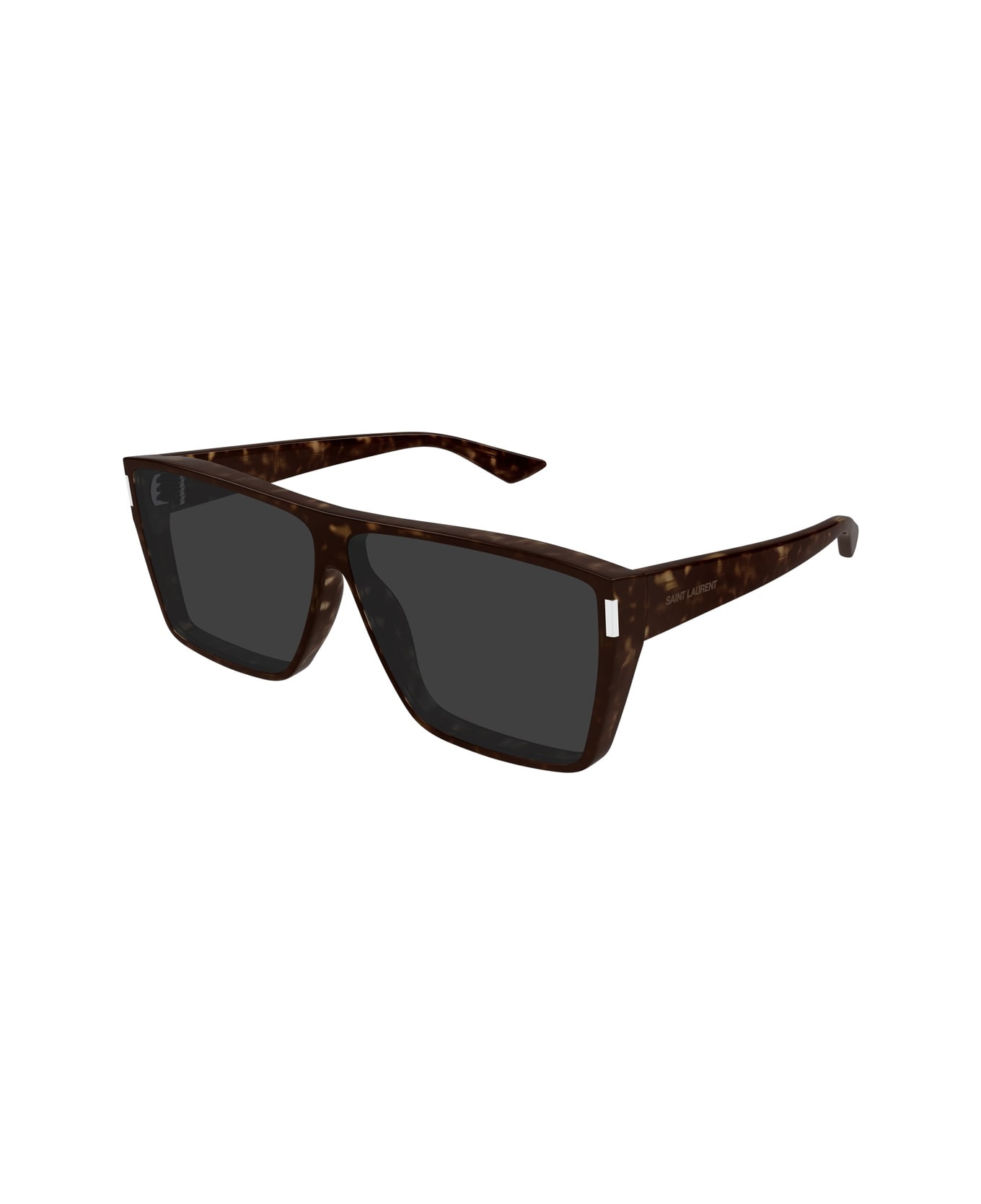 Saint Laurent Eyewear Saint Laurent Sl 756 Linea Corner Angle 002 Havana Grey Sunglasses - Havana