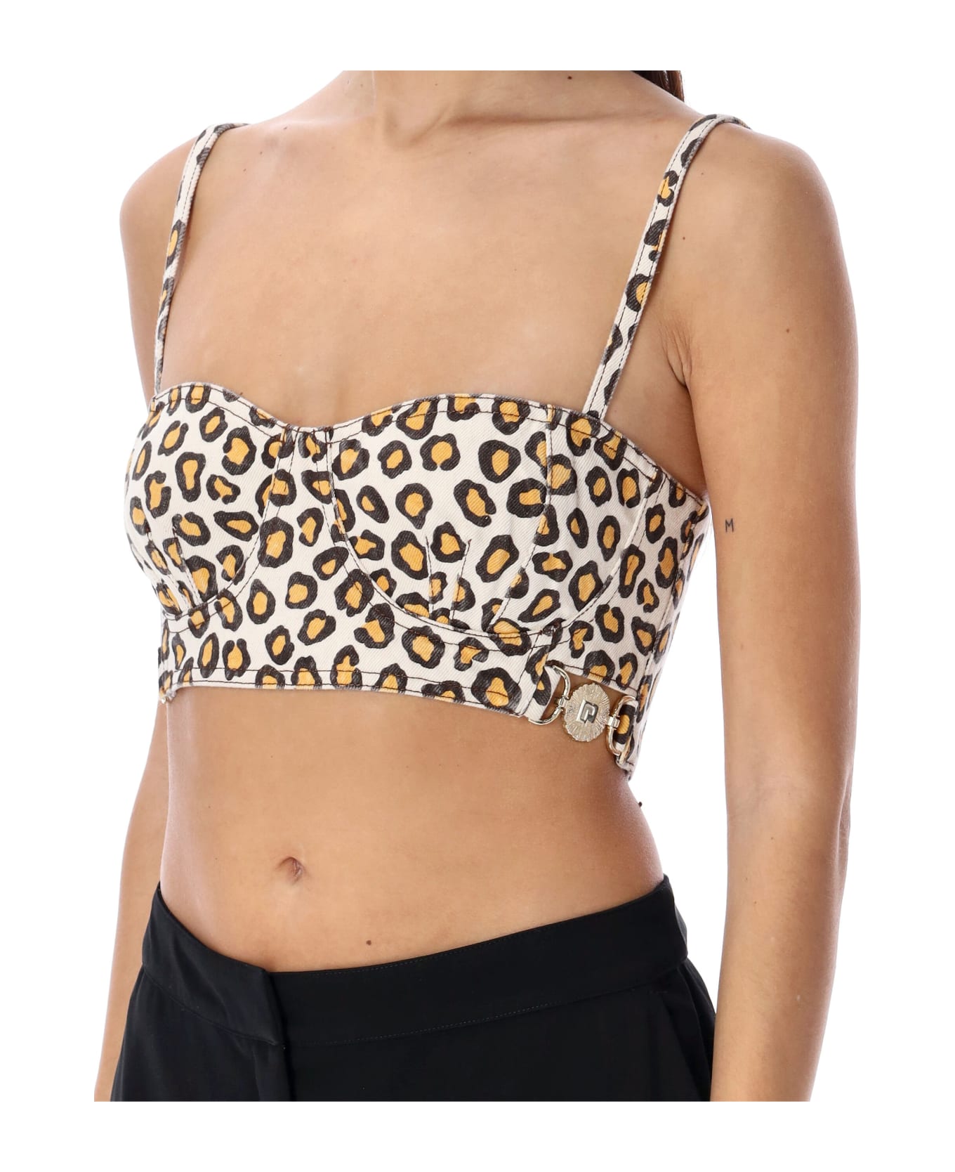 Paco Rabanne Leopard Printed Top - LEOPARD トップス