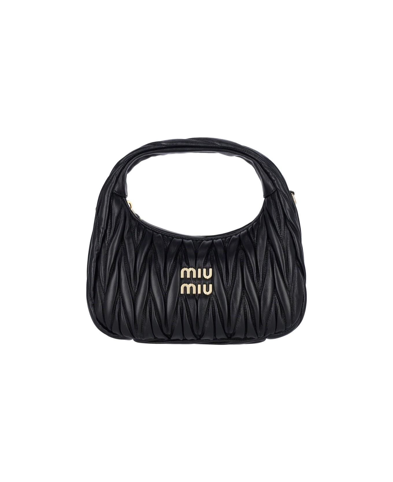 Miu Miu 'wander' Hobo Bag - Nero