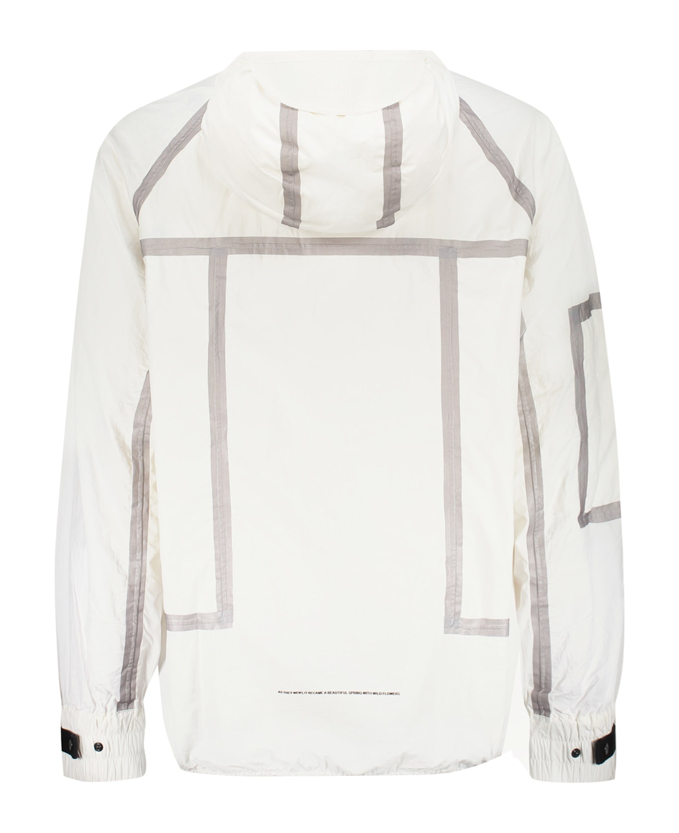 Iso.Poetism Hooded Nylon Jacket - White