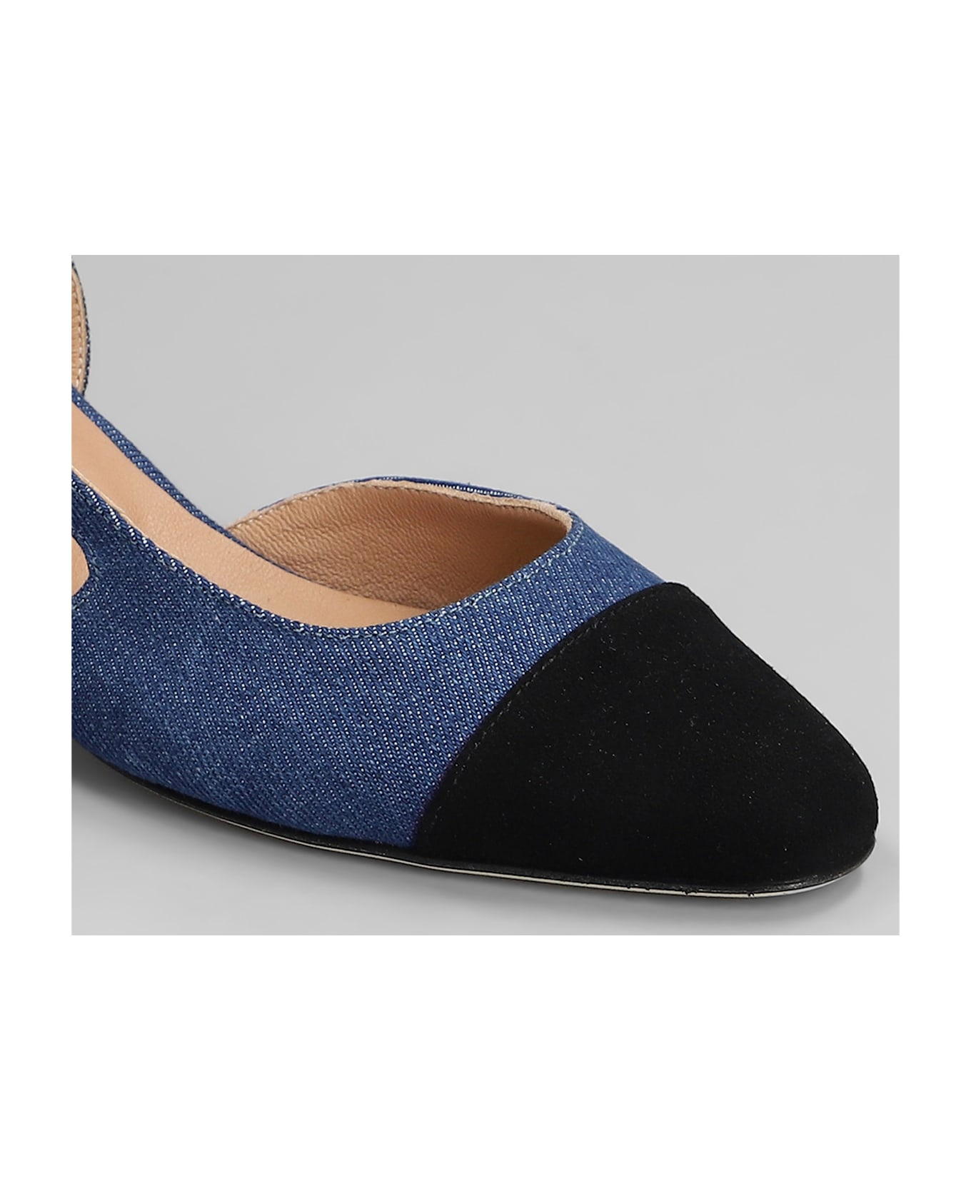 Anniel Pumps In Blue Denim - blue