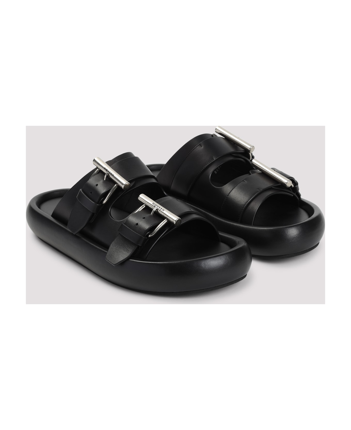 Alexander McQueen Sandal - Silver Black