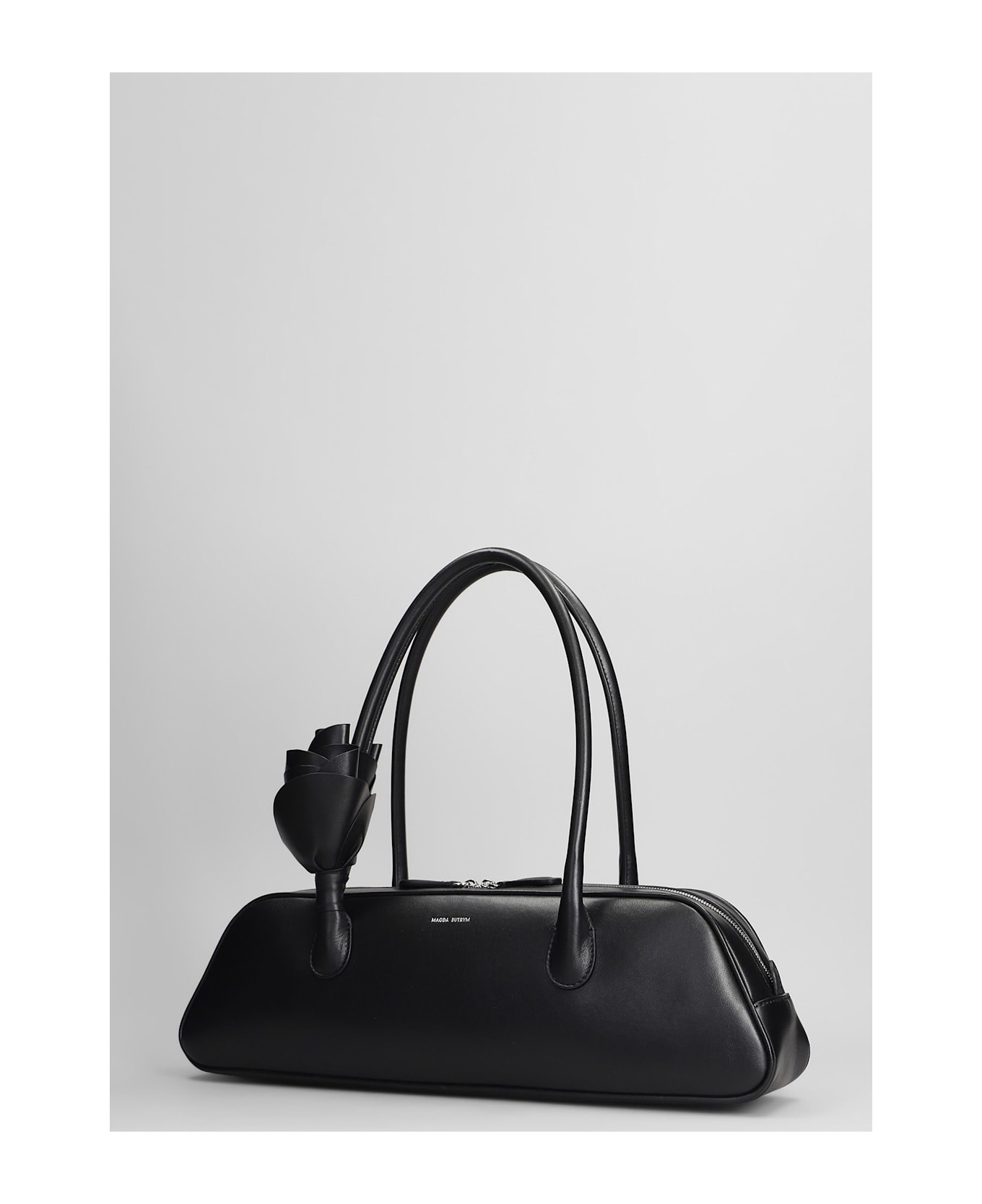 Magda Butrym Brigitte Hand Bag In Black Leather - black