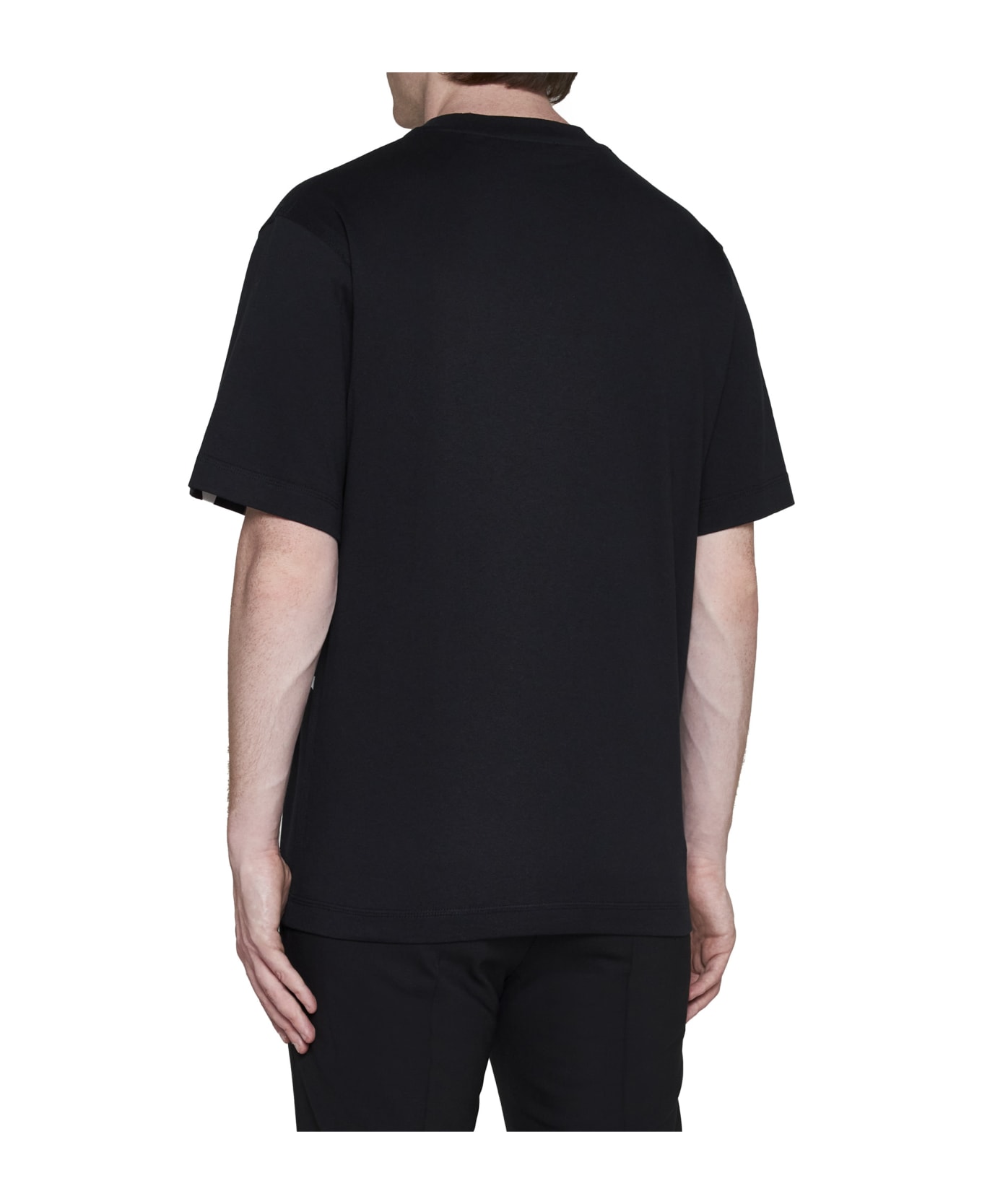 Burberry Black Knight Logo T-shirt - Black