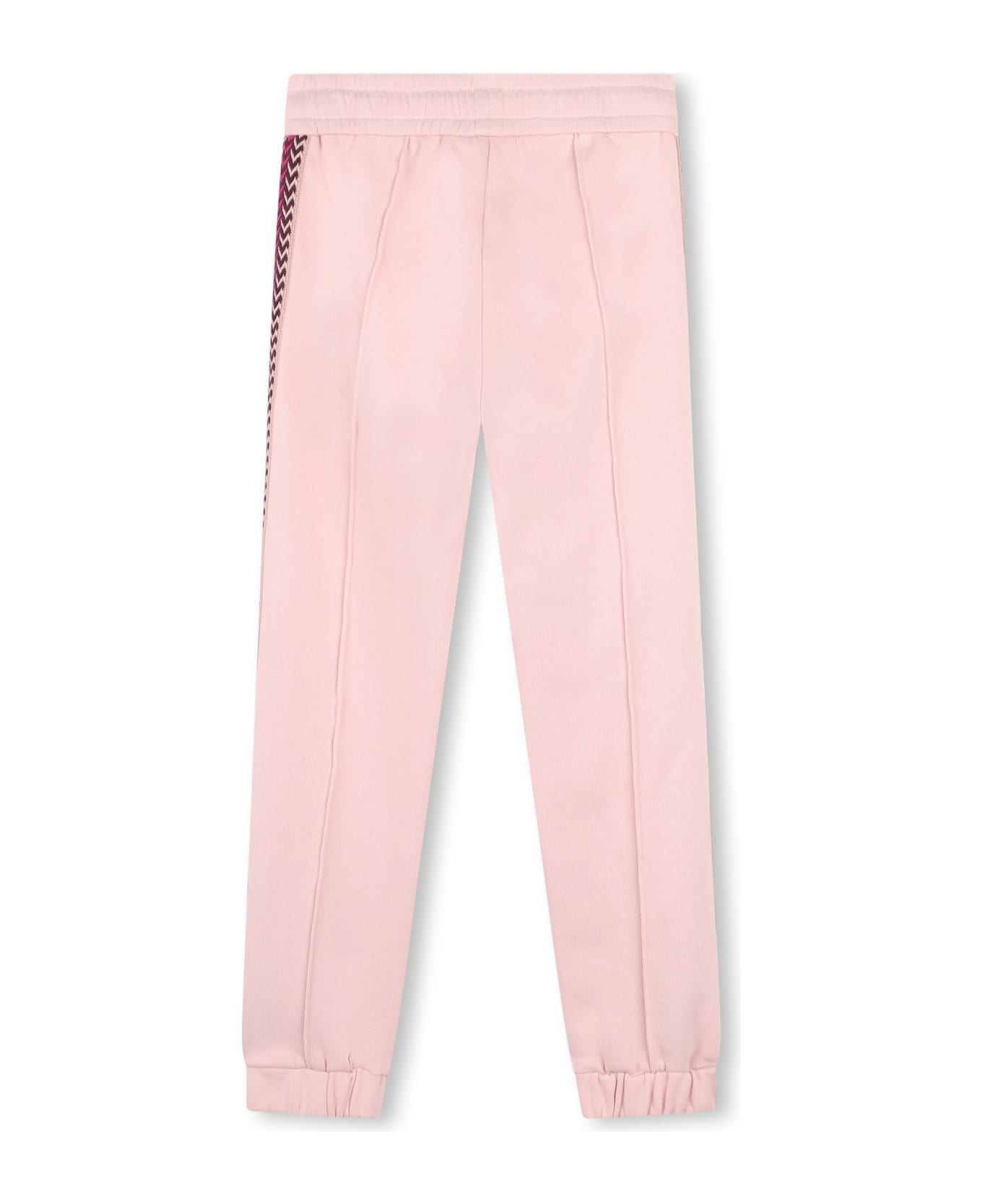 Lanvin Pantaloni Sportivi Con Ricamo - Pink ボトムス