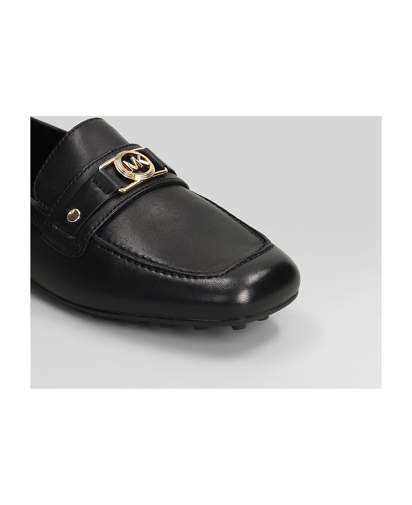 Michael Kors Mandy Loafer Loafers In Black Leather - black