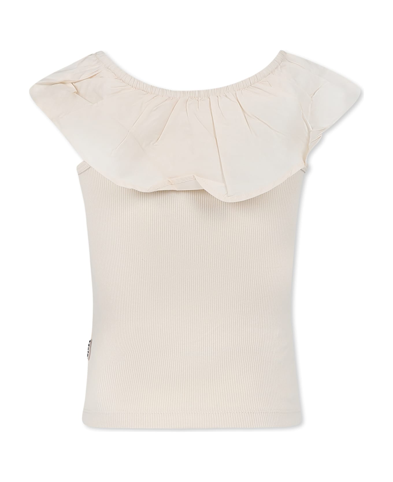 Molo Ivory Top For Girl - Ivory