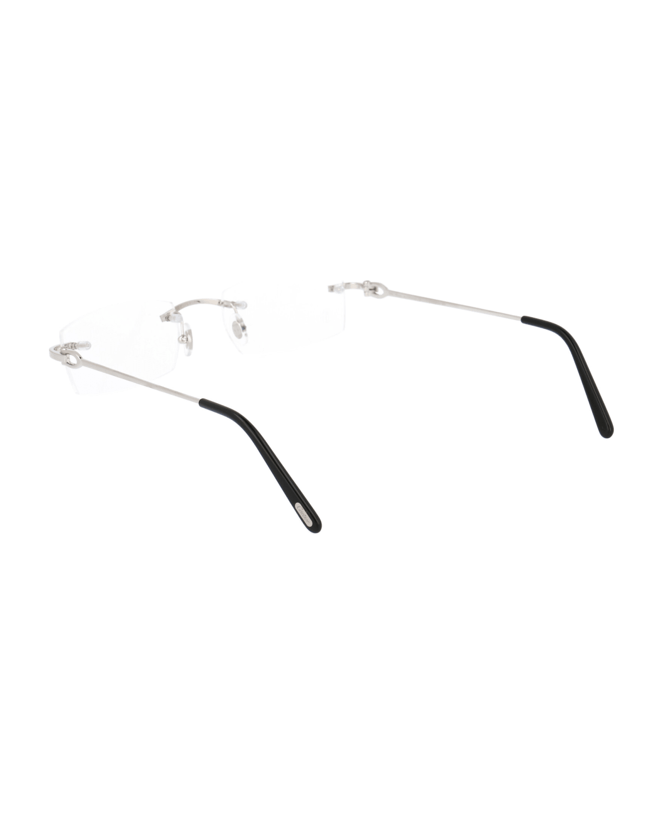 Cartier Eyewear Ct0045o Glasses - 001 SILVER SILVER TRANSPARENT アイウェア