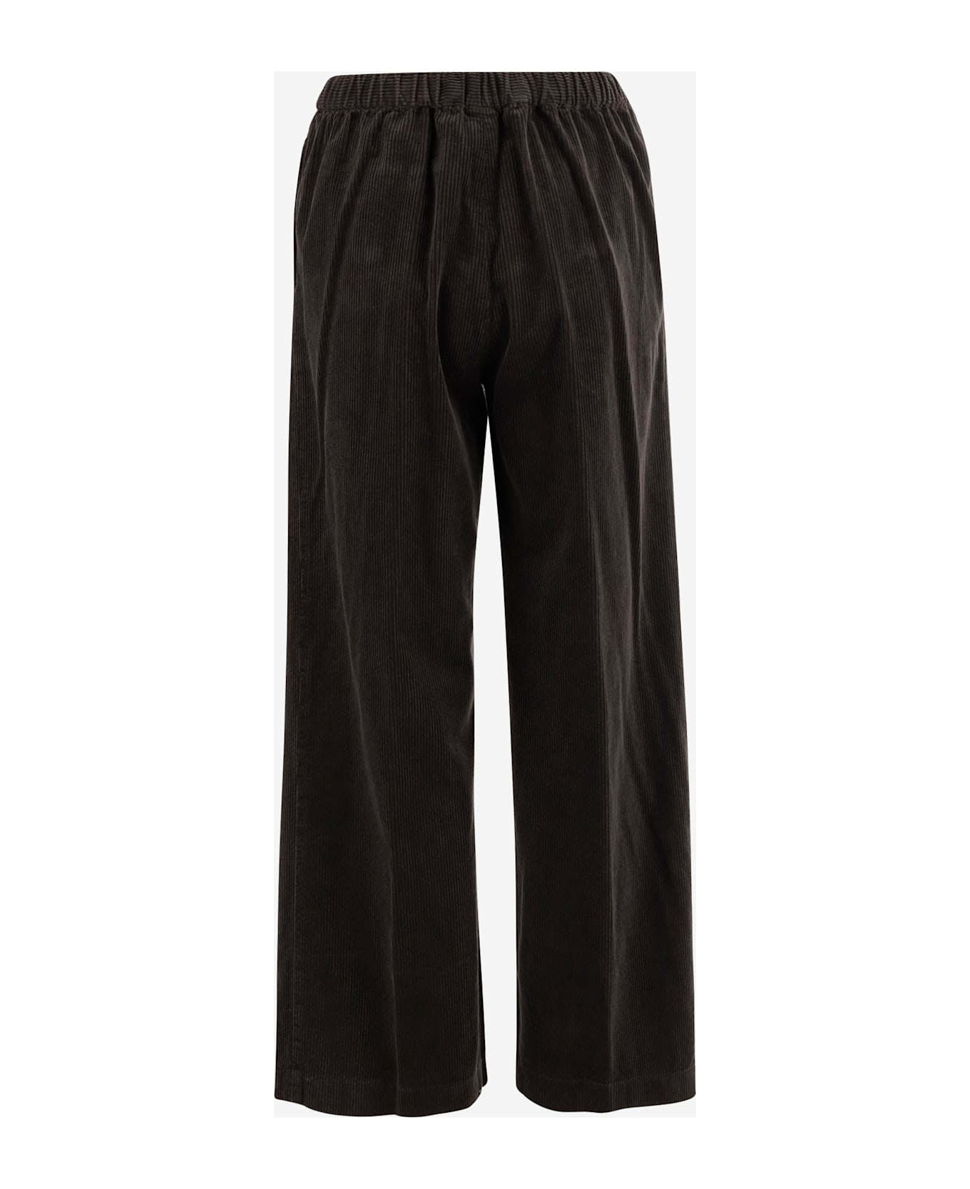 Aspesi Cotton Velvet Pants - Marrone scuro