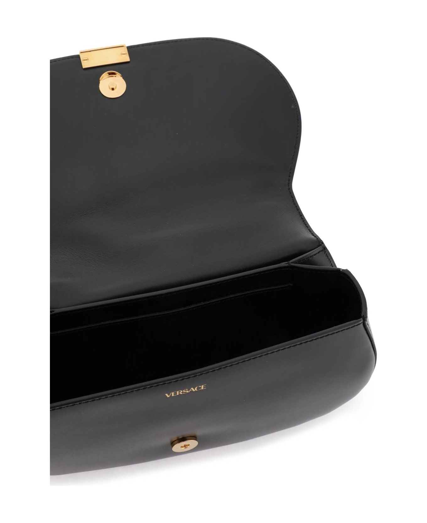 Versace Mini Greca Goddess Shoulder Bag - Black トートバッグ