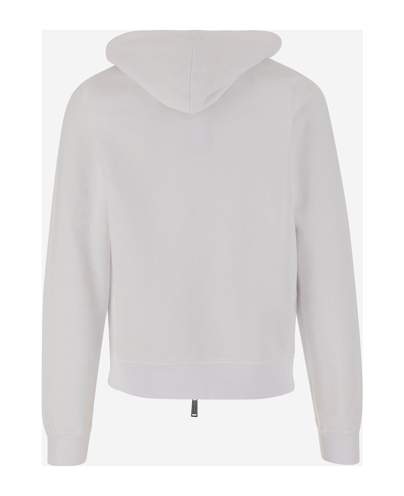 Dsquared2 Cotton Hoodie With Logo - White