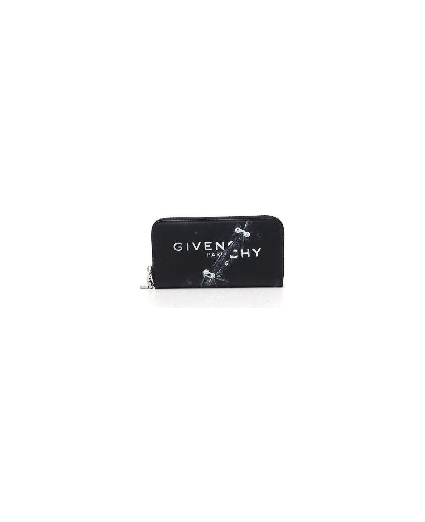 Givenchy Trompe L'ceil Zipped Wallet - BLACK