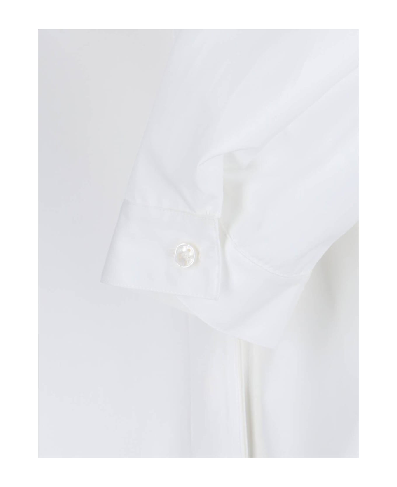 Alaia Hooded Shirt - White